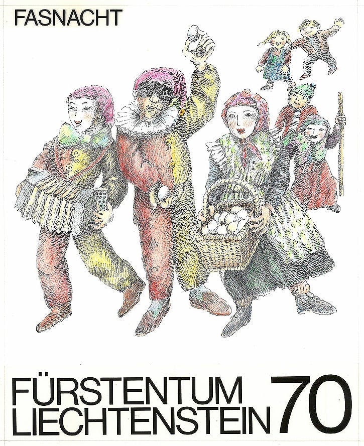 Regina Marxer «Fasnacht» aus der Serie «Fasnachts- und Fastenbräuche».