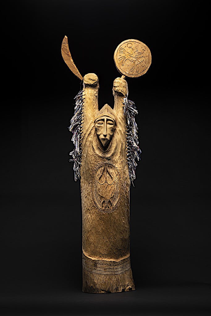 Mir-Susne-Hum, 2006, Holz, Schnur  Minsalim Timergazeev, Tobolsk, Tyumen Oblast,  Russland