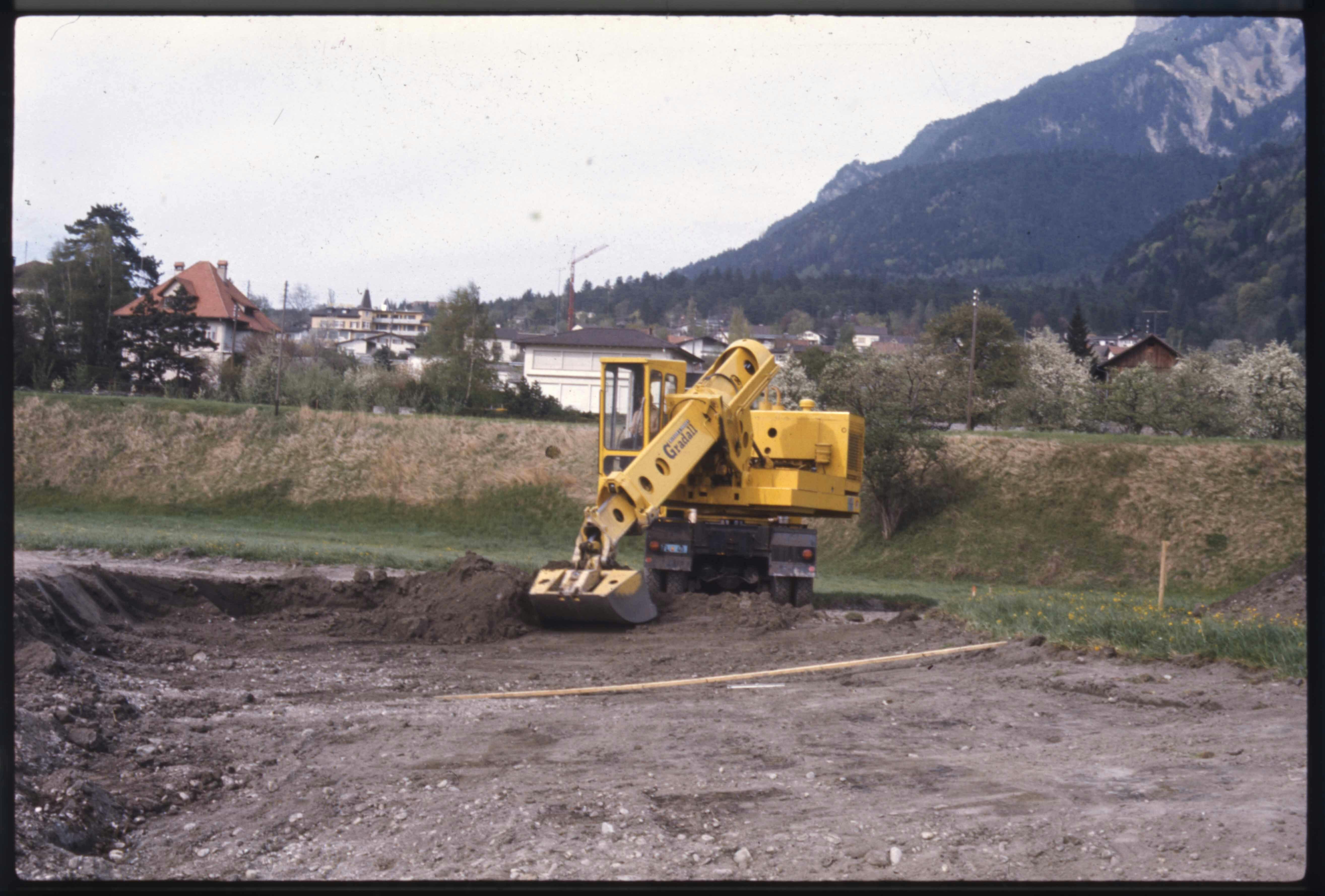 Bau Haberfeldpark 1973 Foto: Mario Broggi