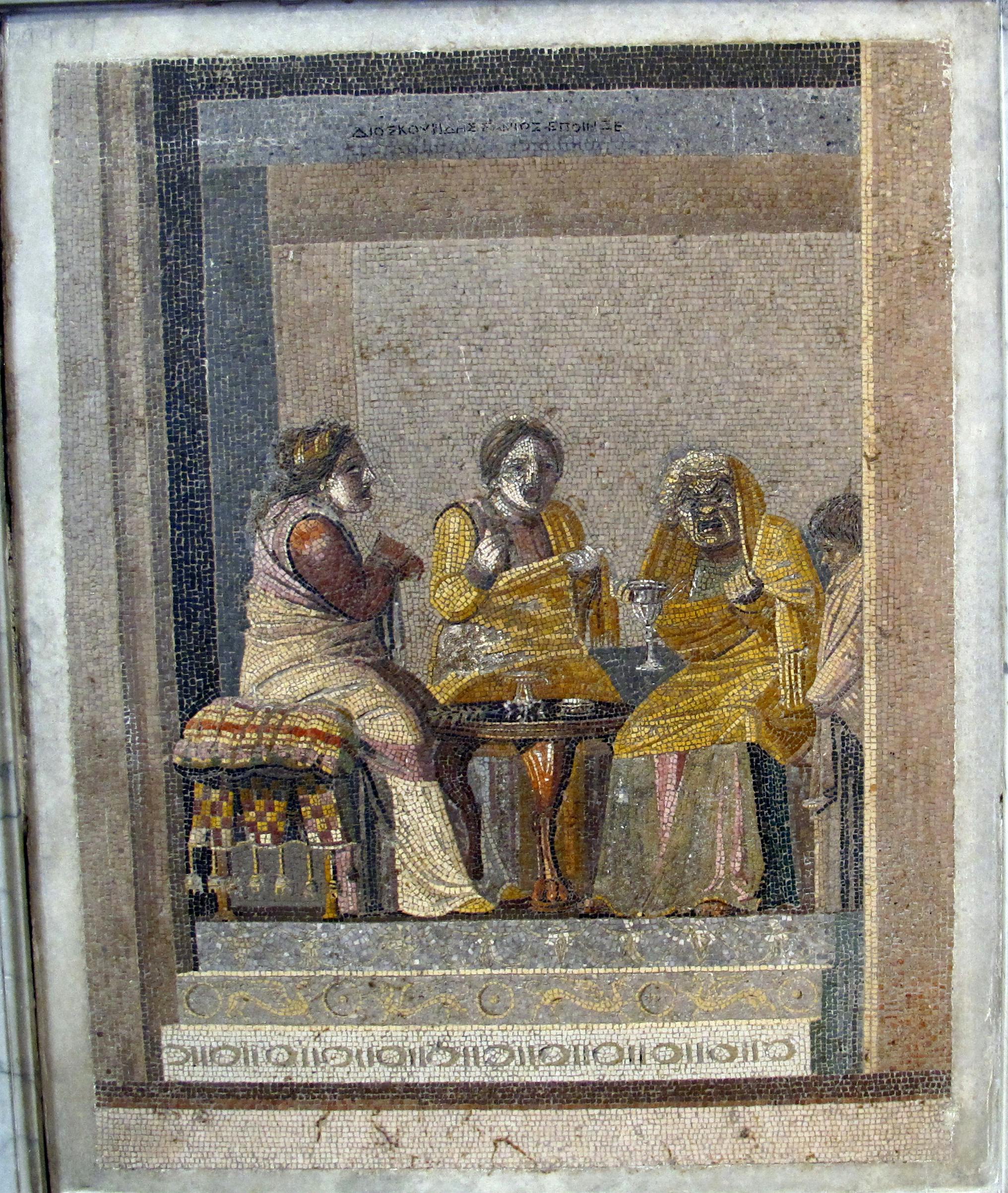 Szene aus der Neuen Komödie / New Comedy scene