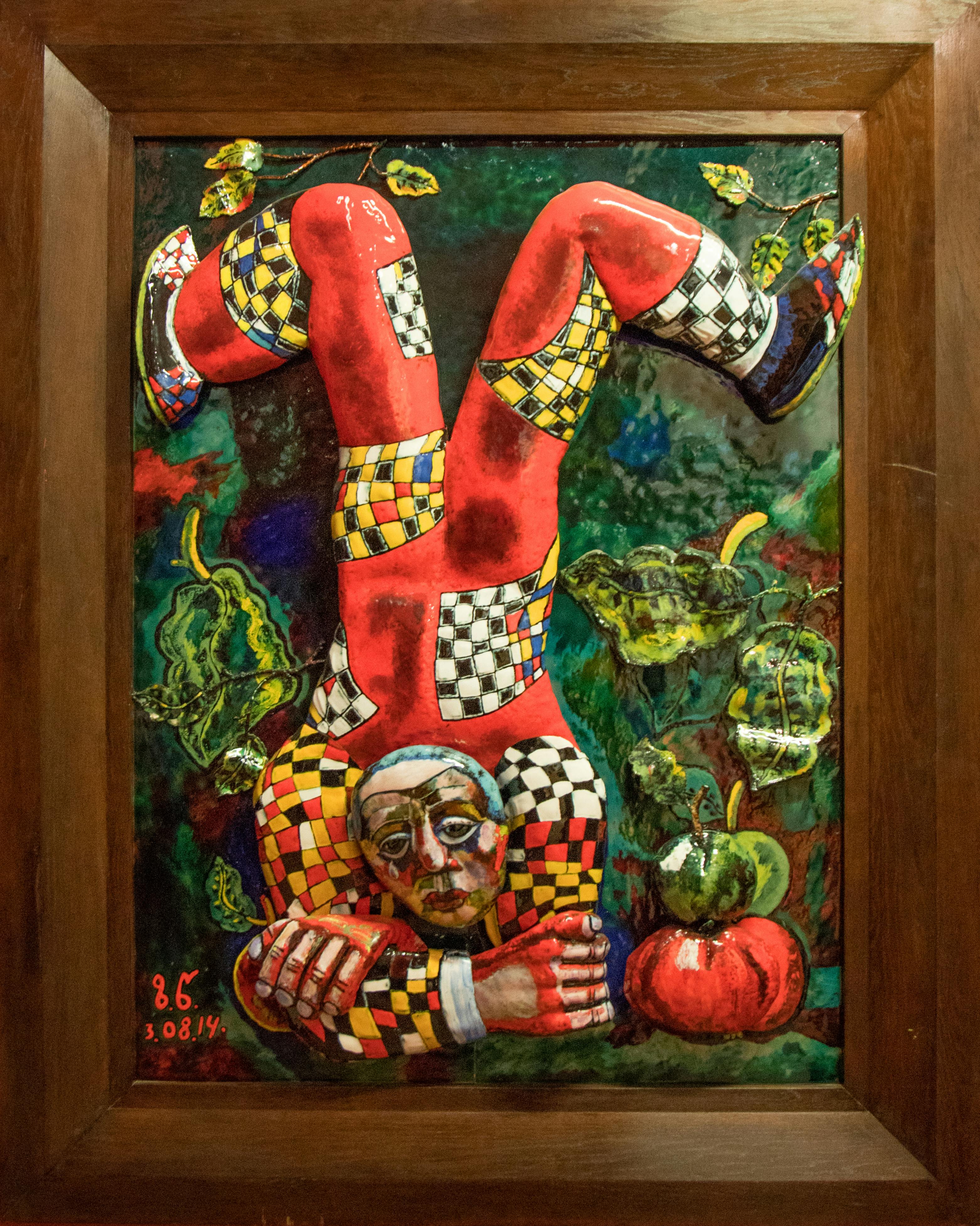 Zurab Tsereteli, Biba, 2015, Tridimensional enamel