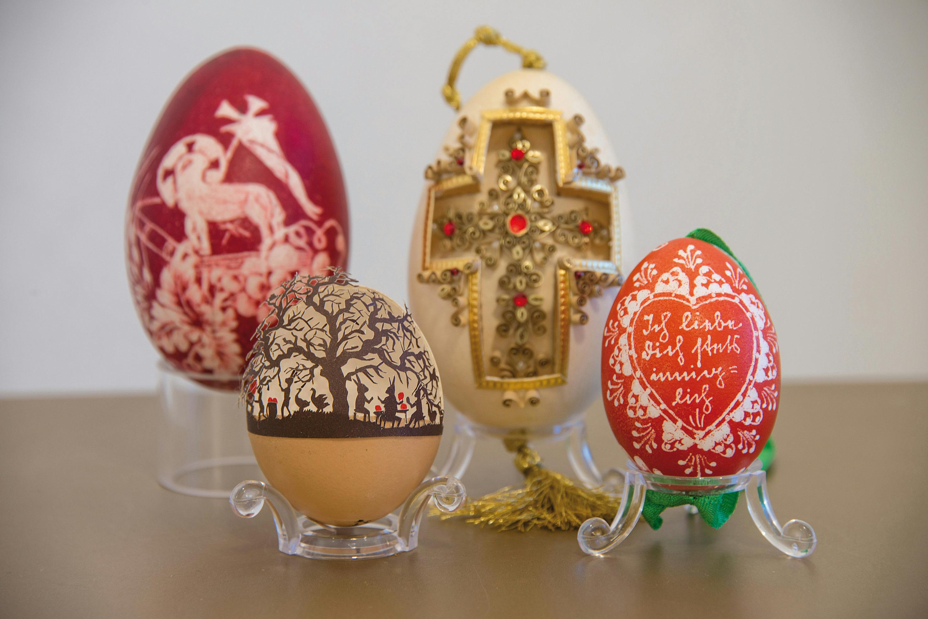 Einmal um die Welt - Ostereierpräsentation 2020