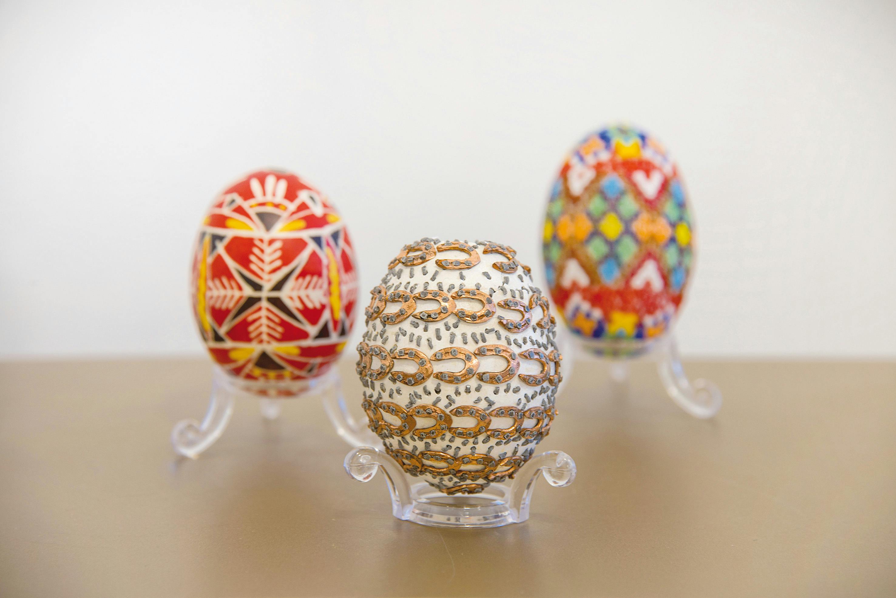 Einmal um die Welt - Ostereierpräsentation 2020