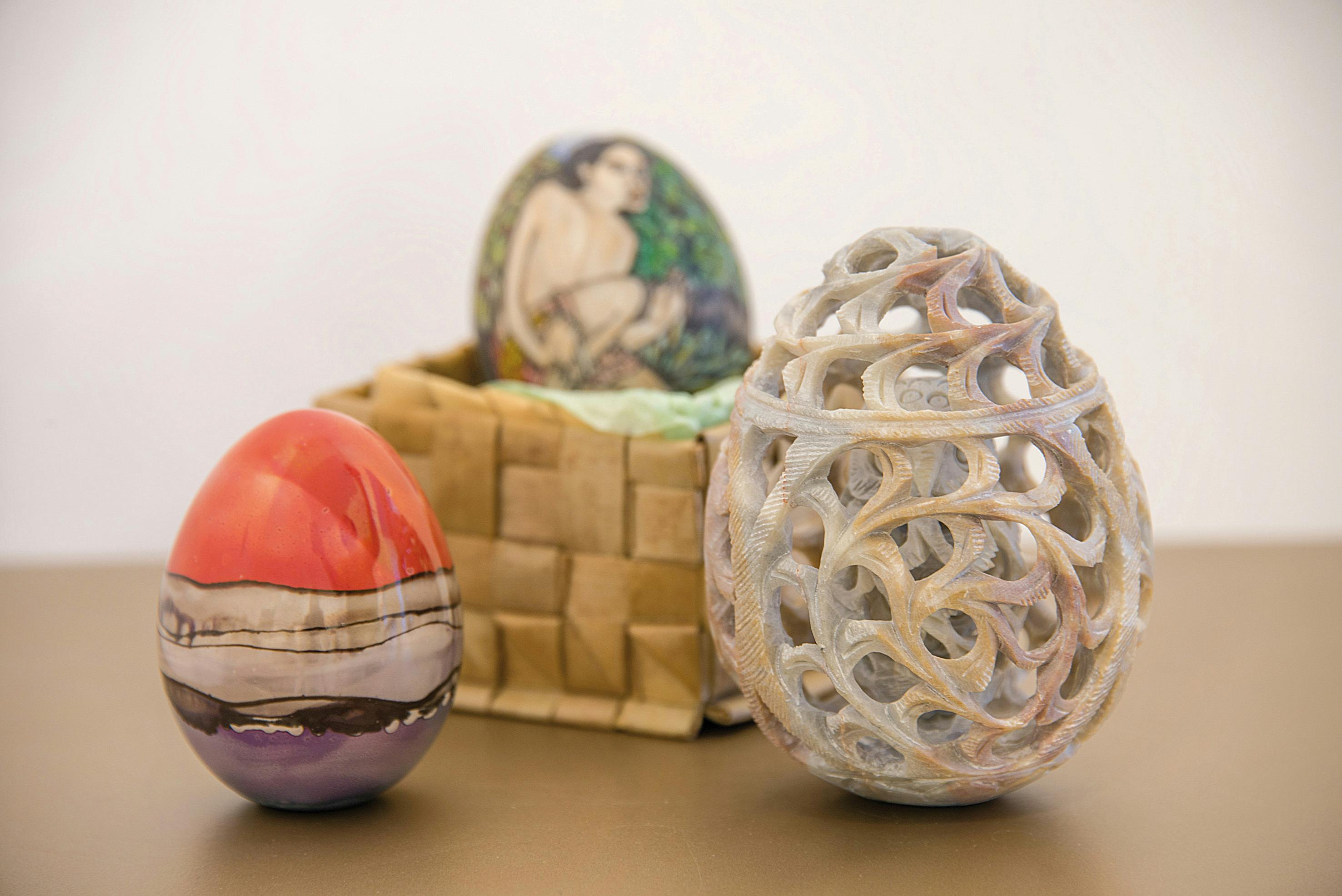 Einmal um die Welt - Ostereierpräsentation 2020