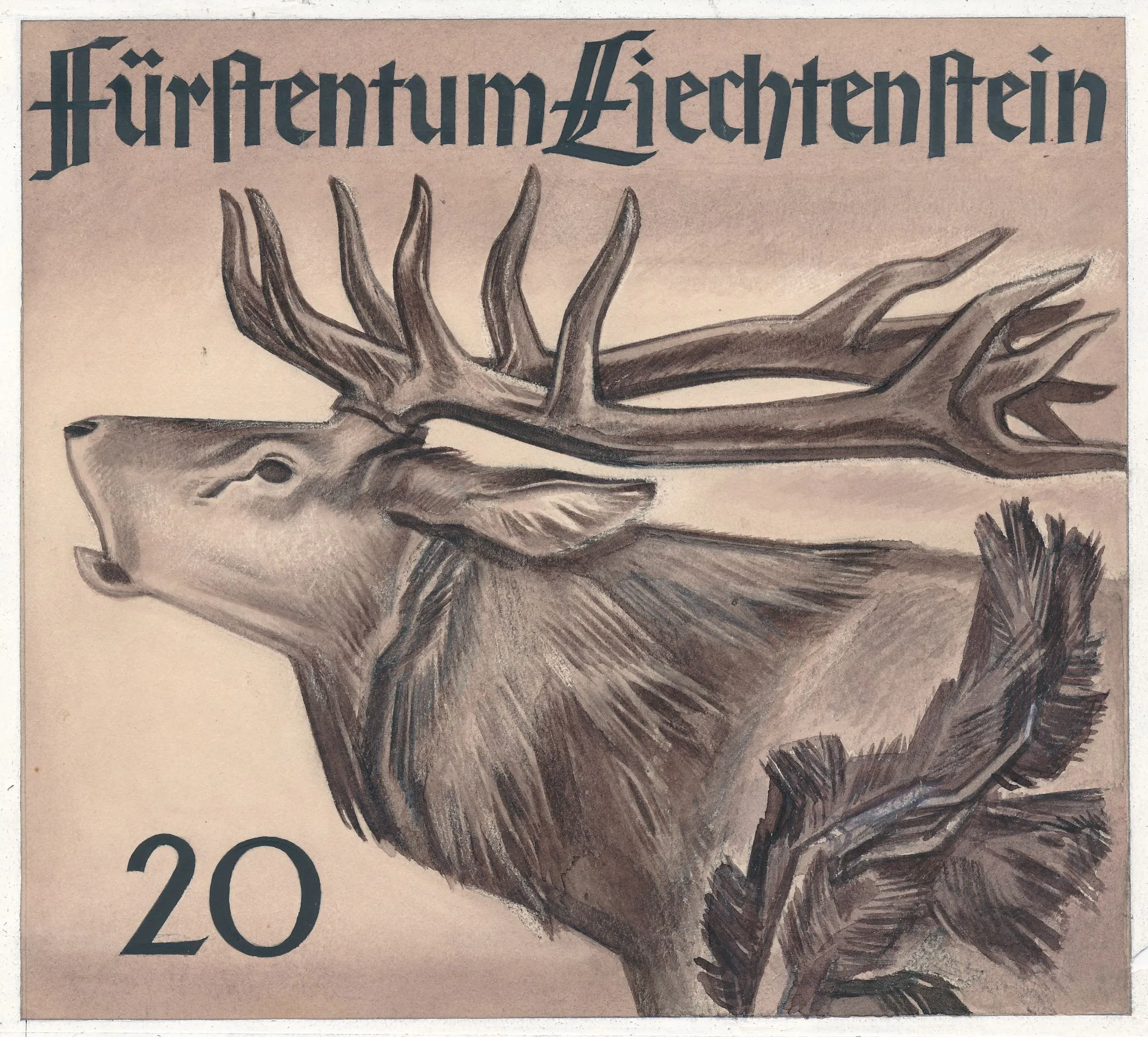 «Rothirsch». Jagd (I), 1946.