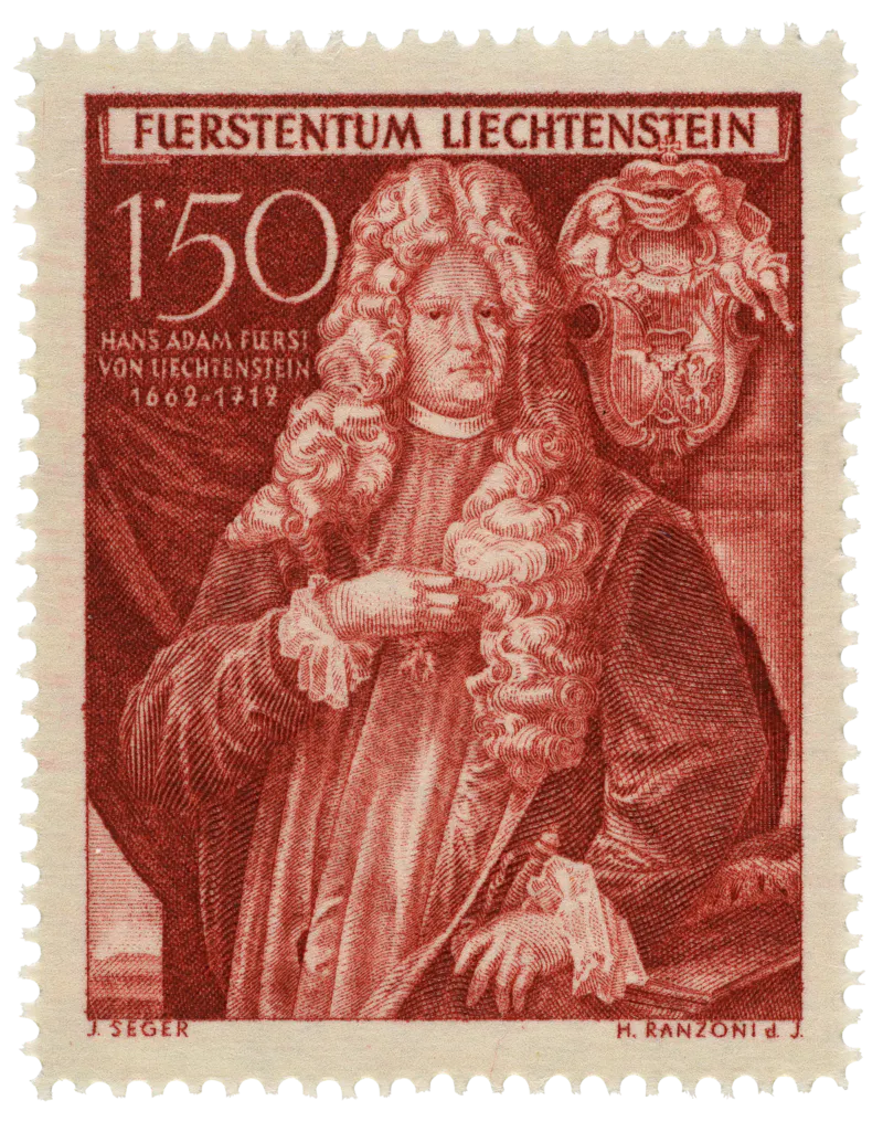 «Fürst Johann Adam I. (1662-1712, regierte ab 1699)».