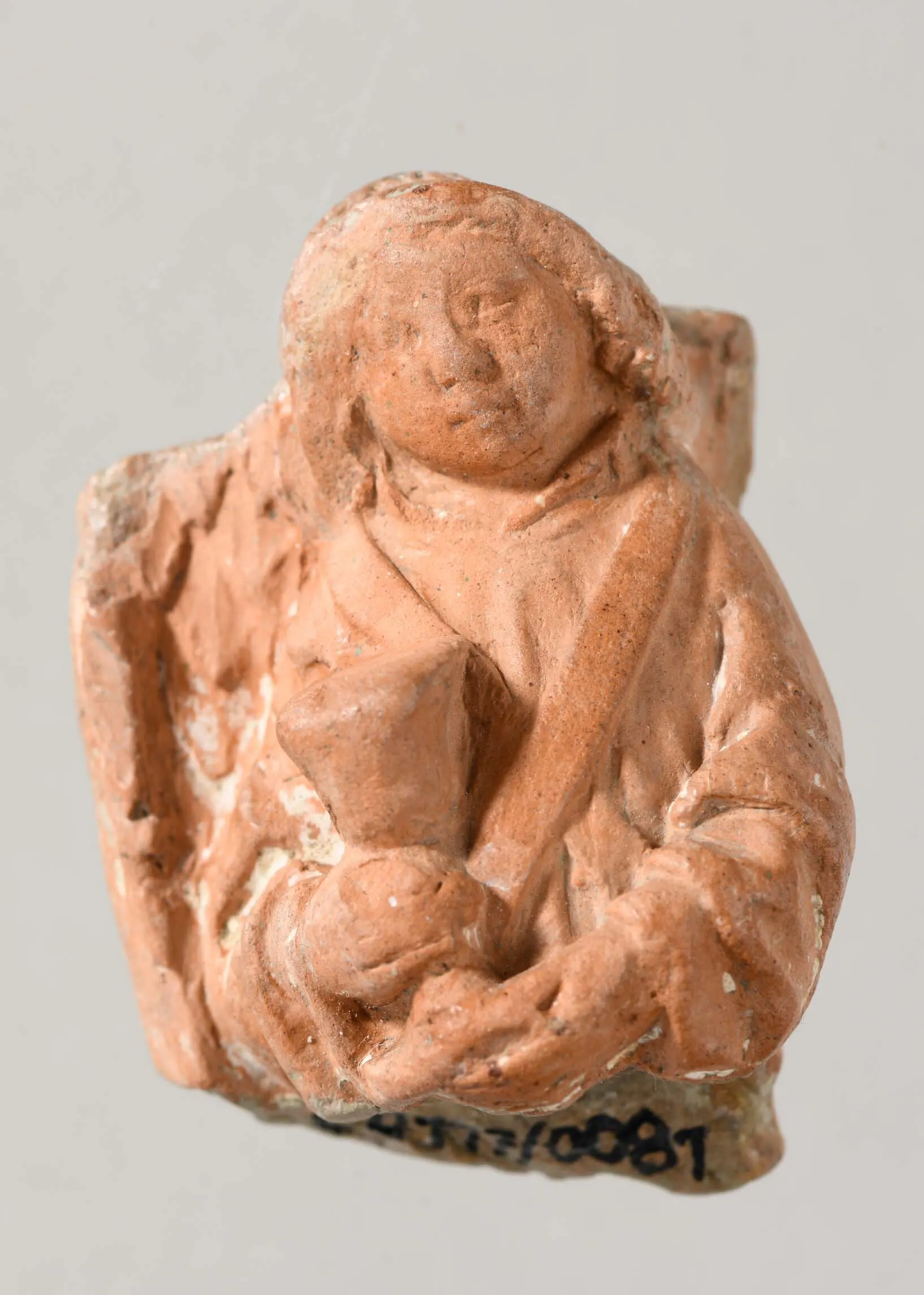 Engelfigur aus Keramik, Burg Gutenberg © Archäologie, Amt für Kultur FL