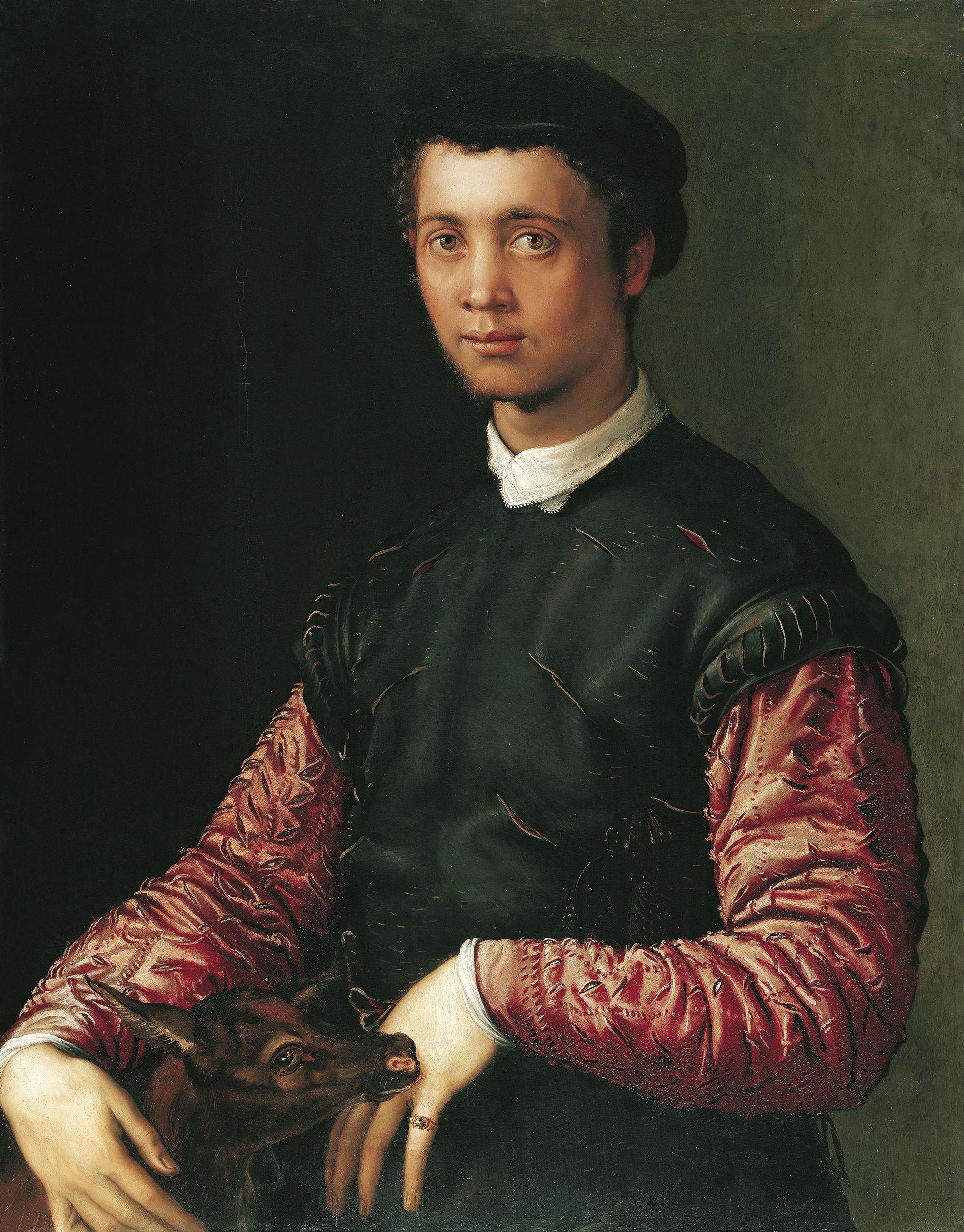Francesco de’Rossi, genannt Salviati (1510–1563)  Porträt eines jungen Mannes, 1543/48