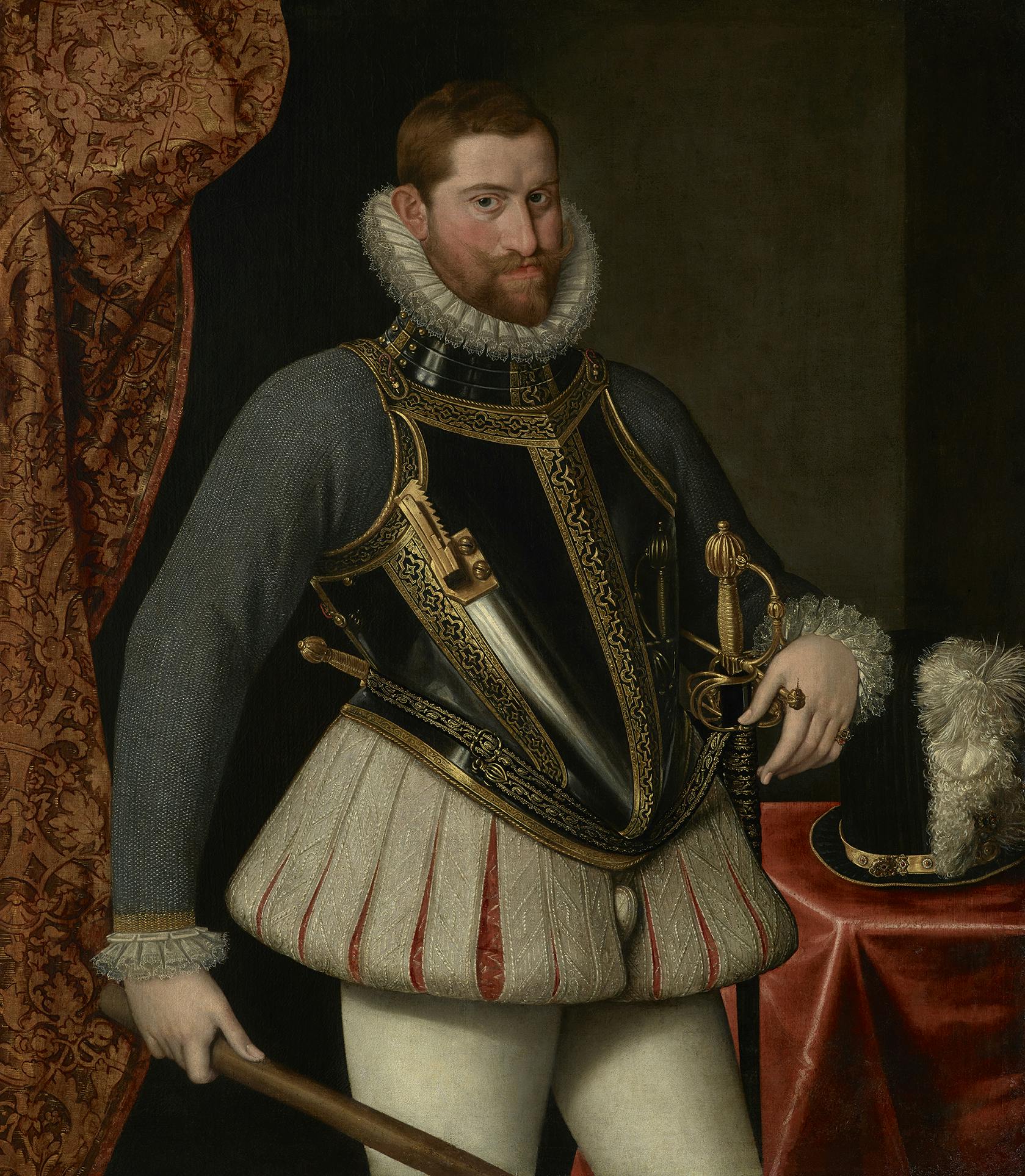 Lucas van Valckenborch (1535–1597)  Porträt Kaiser Rudolfs II. (1552–1612), um 1580