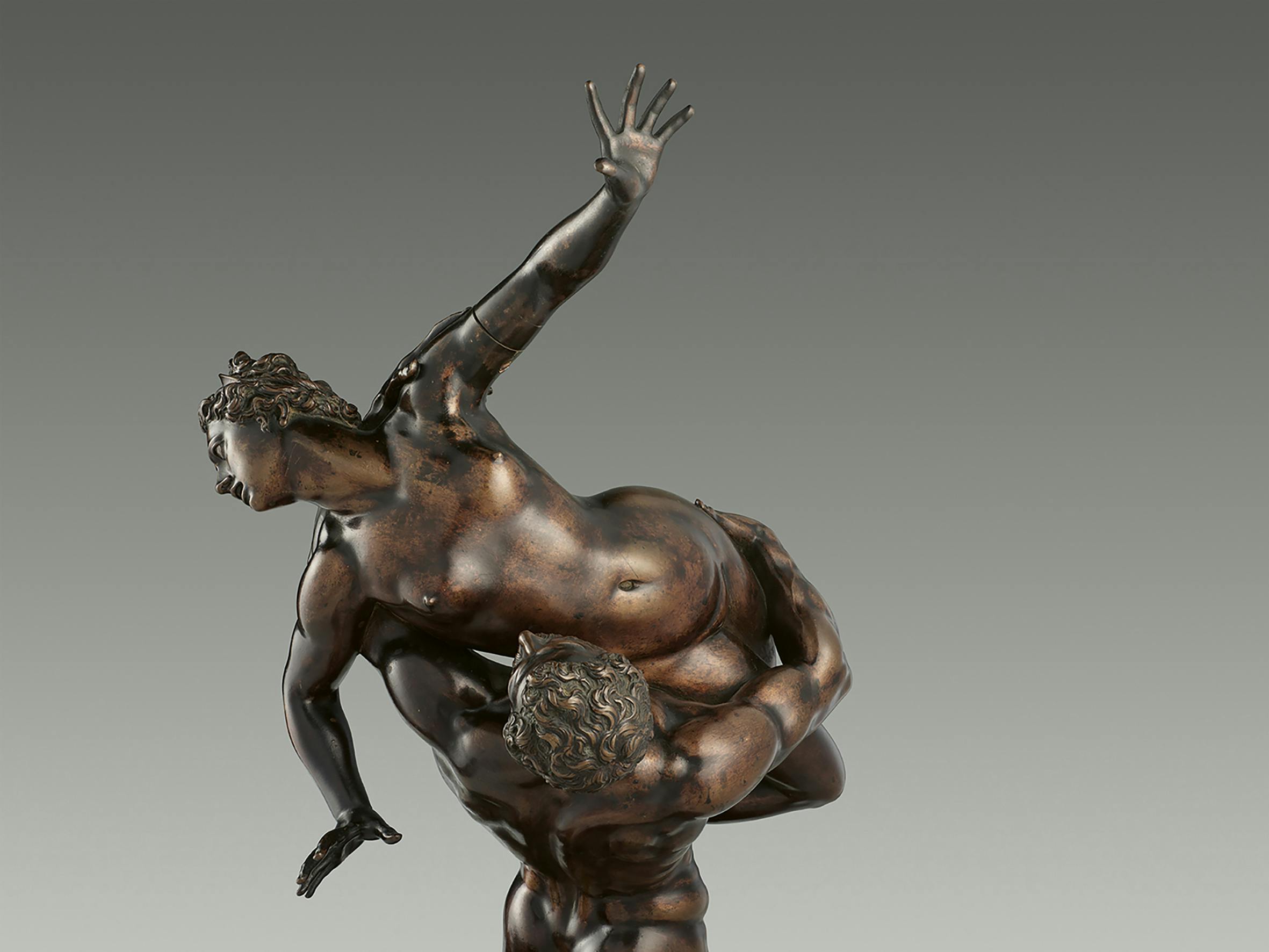 Antonio Susini (1558–1624), zugeschrieben, nach Giambologna (1529–1608)  Raub einer Sabinerin (dreifigurige Raptusgruppe), um 1600 (Modell 1582)
