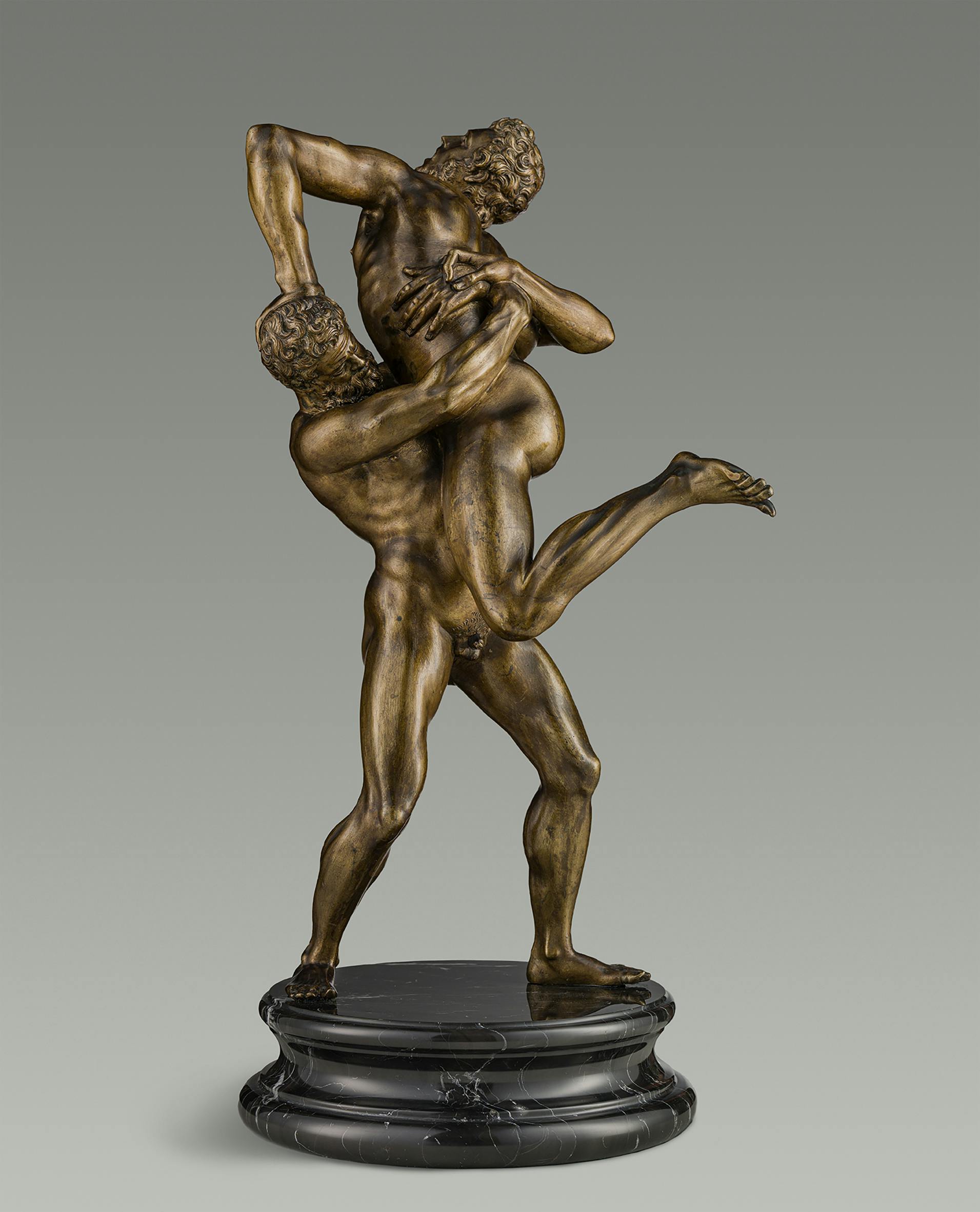 Giovanni Francesco Susini (1585–1653) nach Giambologna (1529–1608)  Herkules und Antäus, Modell 1587