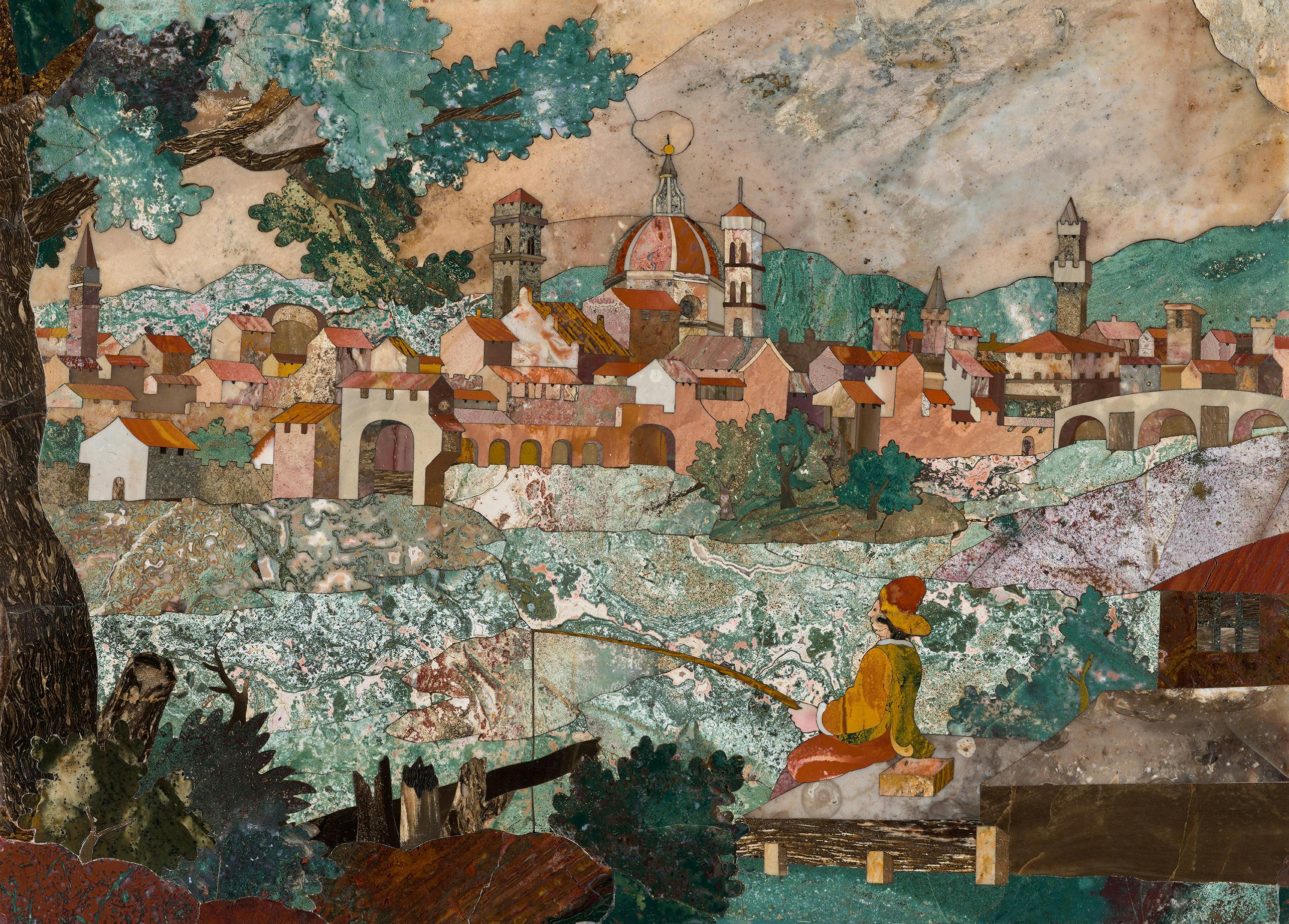 Cosimo Castrucci (tätig 1576–1602)  Ansicht von Florenz, 1590