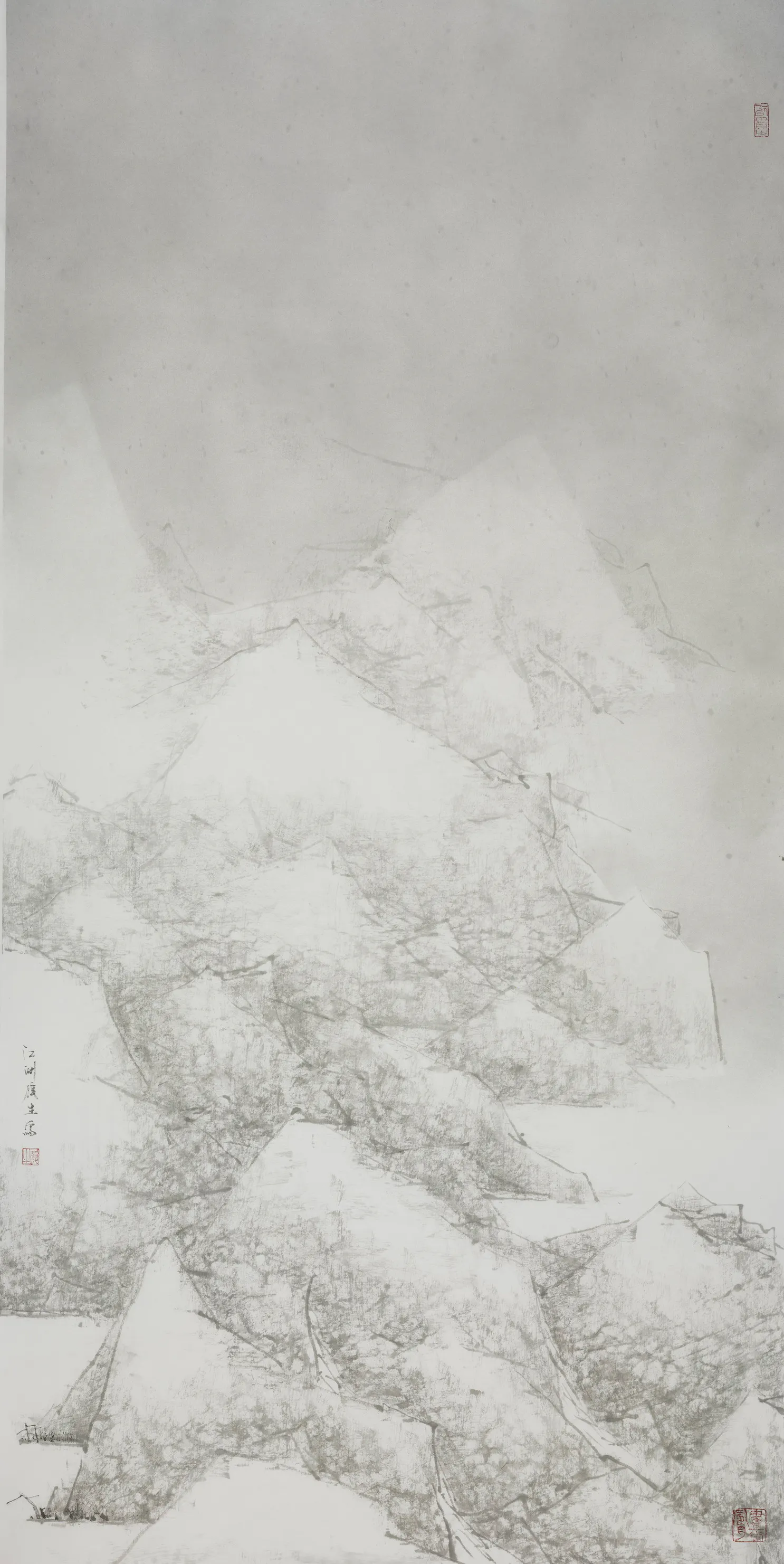Tuschmalerei Landschaft von Chen Lyusheng