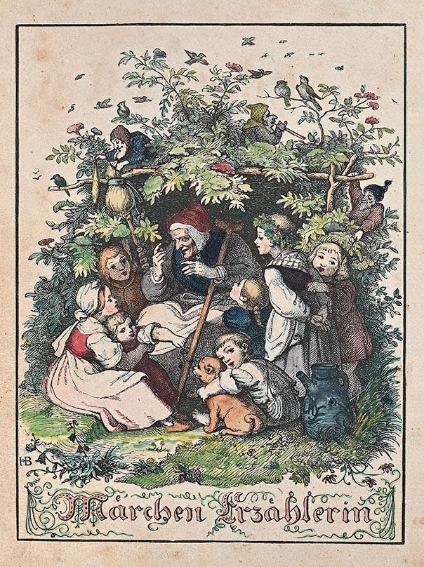 Deutsches Märchenbuch. Hg von Ludwig Bechstein. Leipzig 1847. Vaduz, LLM, Inv. Nr. 2019 0105
