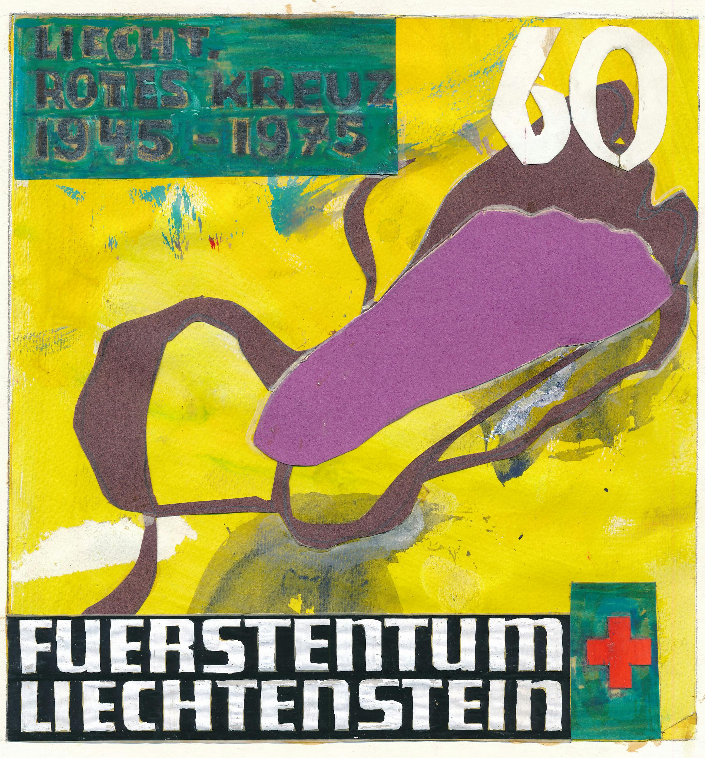 «Fussabdruck» aus der Serie «30 Jahre Liechtensteinisches Rotes Kreuz»