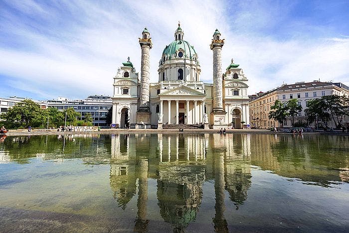 Karlskirche, Vienne, Austria, 17.07.2020