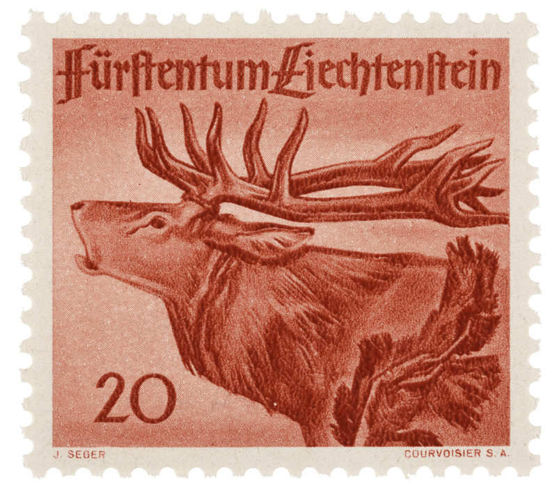 “Red deer”. Hunting (I), 1946.