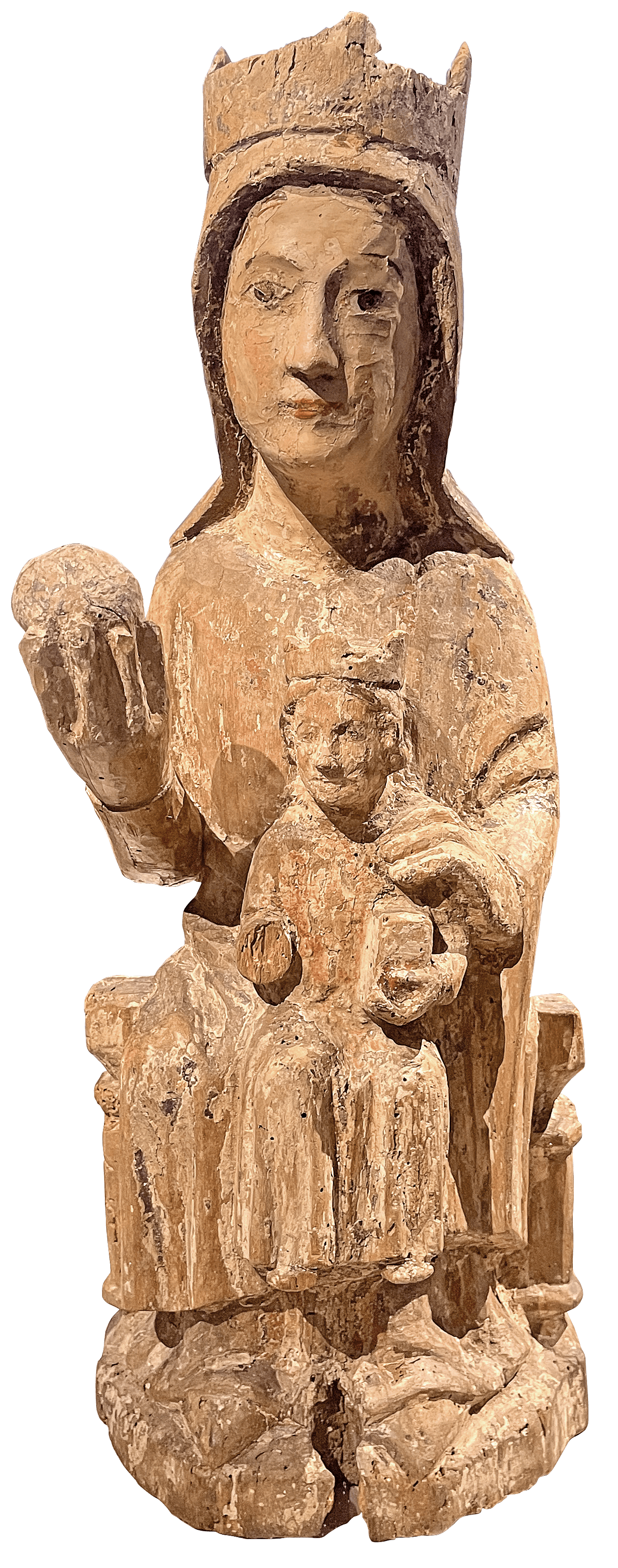 Enthroned Virgin and Child, c. 1250.