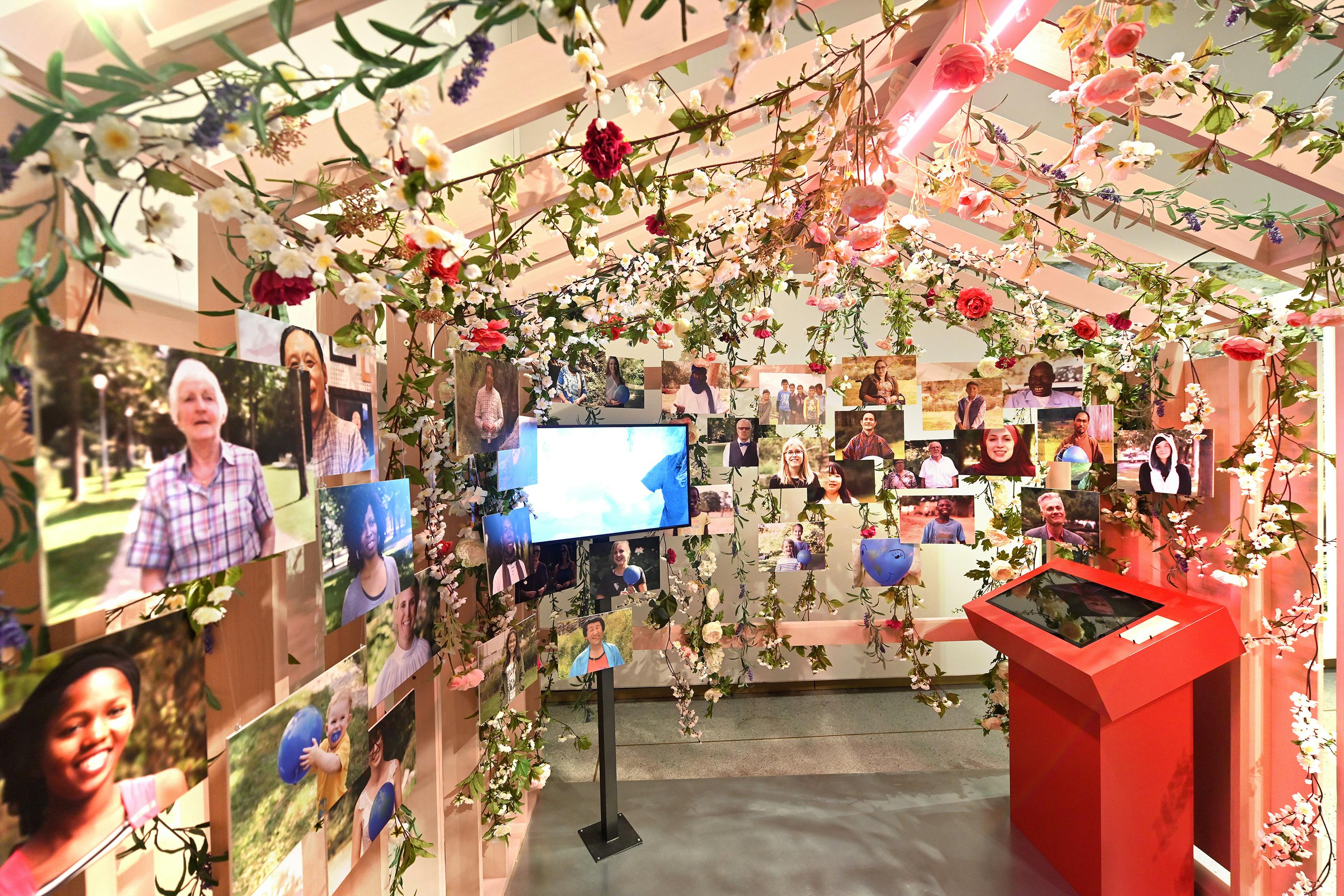 Blick in die Ausstellung 
