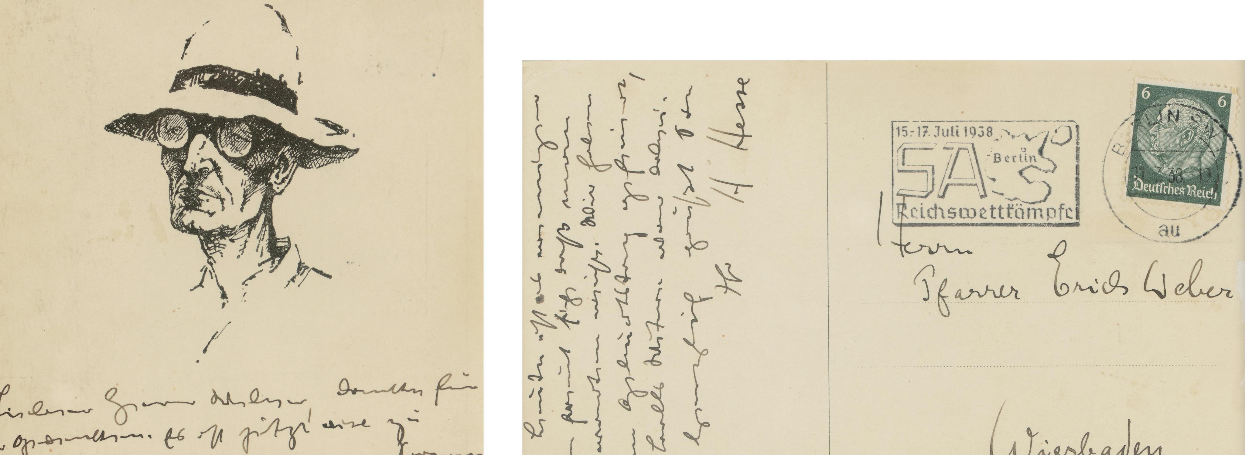 Juwelen von Dichterautographen Hintergrund