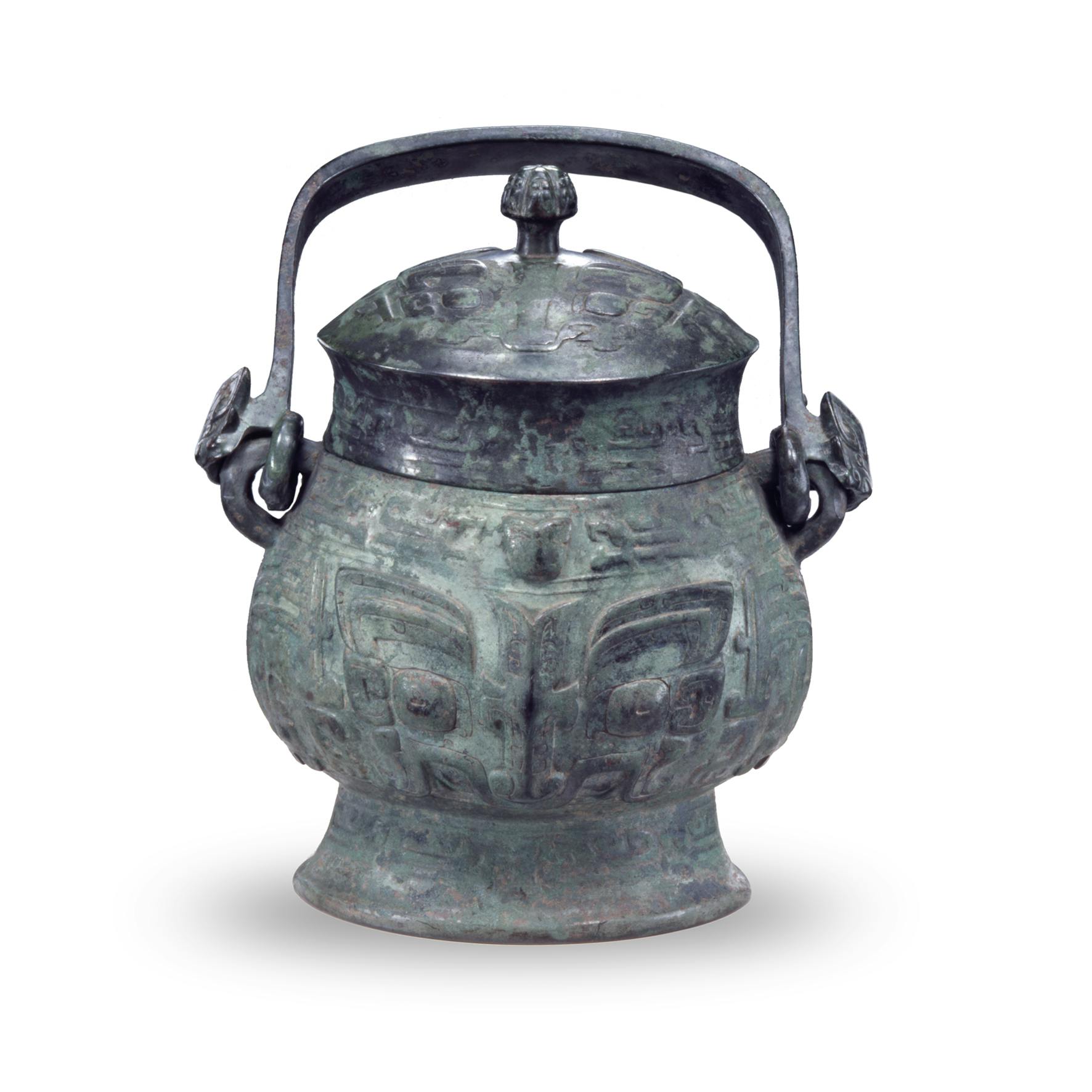 Bronzener Weinkrug (You) Shang-Dynastie (1600–1046 v. u. Z.) 