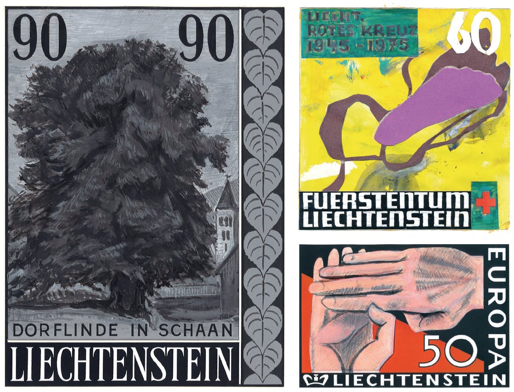 Martin Frommelt als Briefmarkengestalter