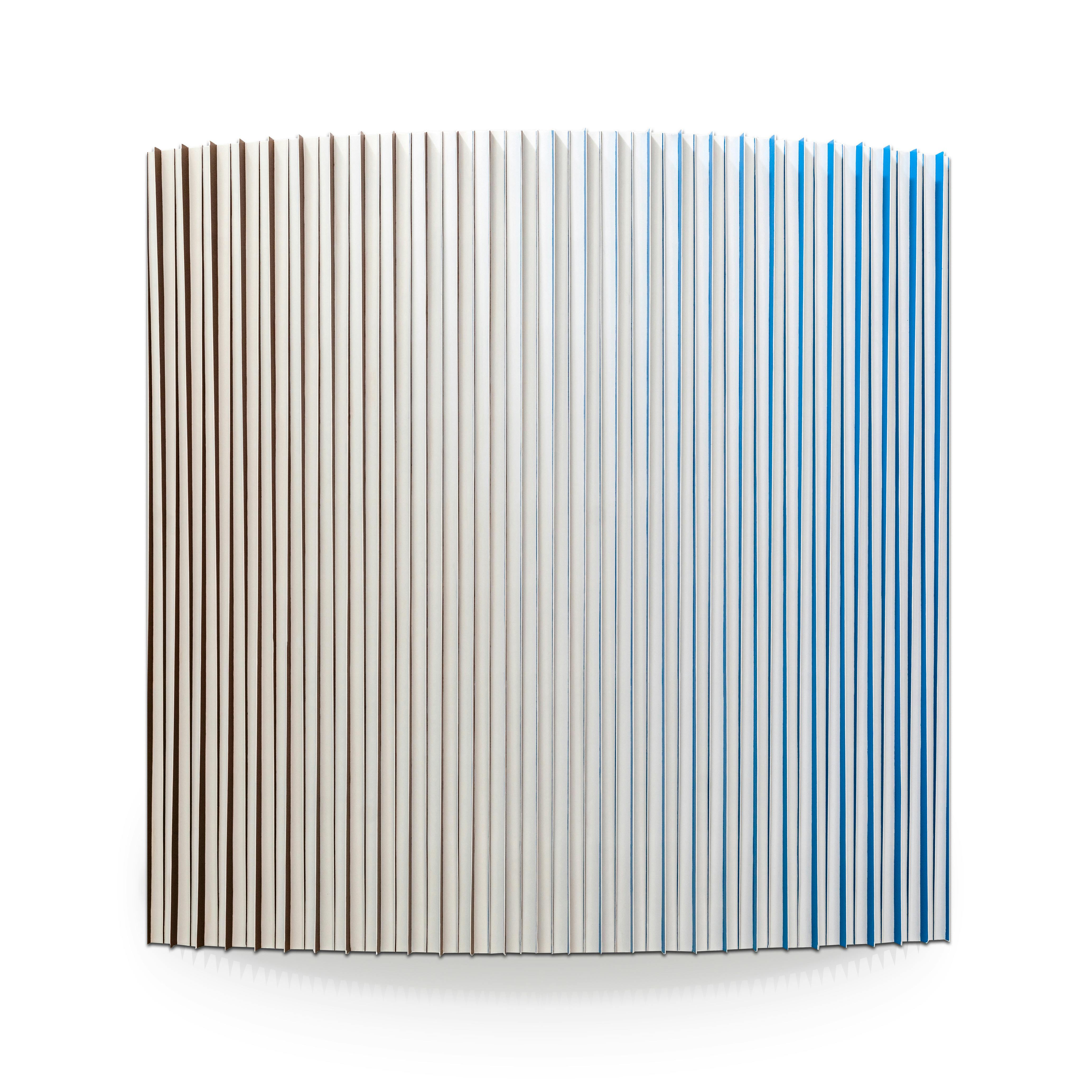 Spectrum VII, 150 x 150 cm, Email auf Aluminium, 2021