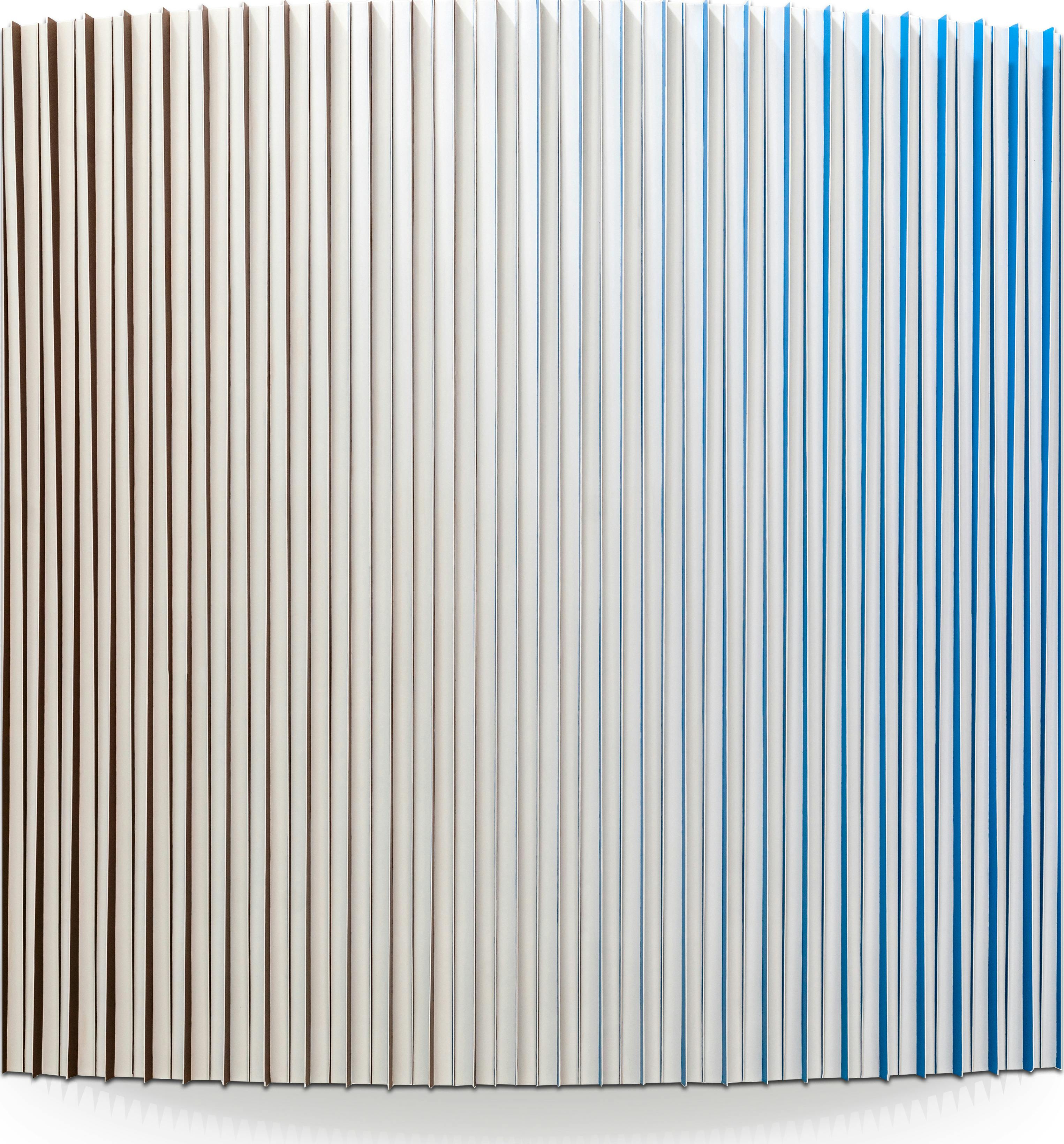 Spectrum VII, 150 x 150 cm, Email auf Aluminium, 2021