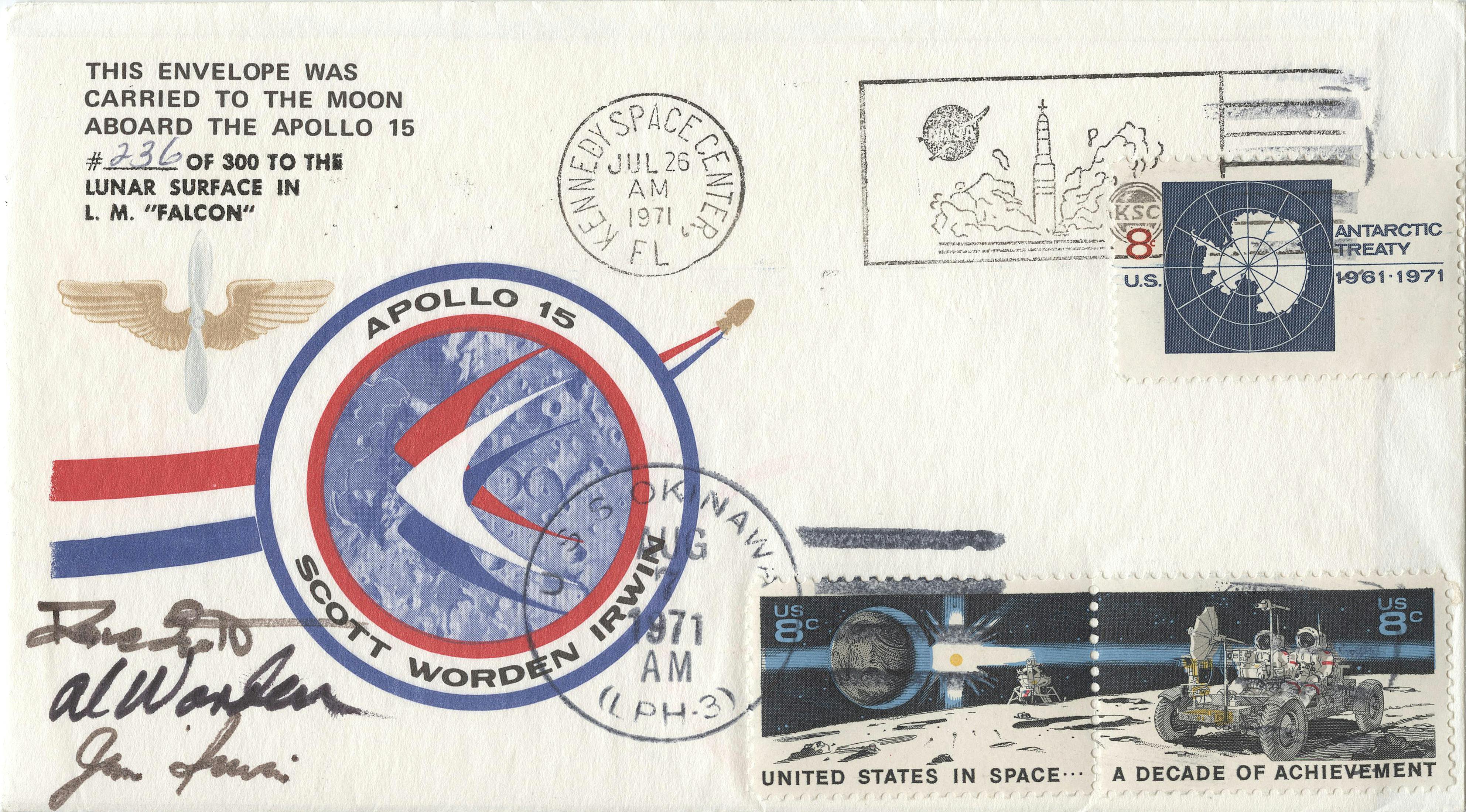 Apollo-15-„Astronauten“-Mondbrief