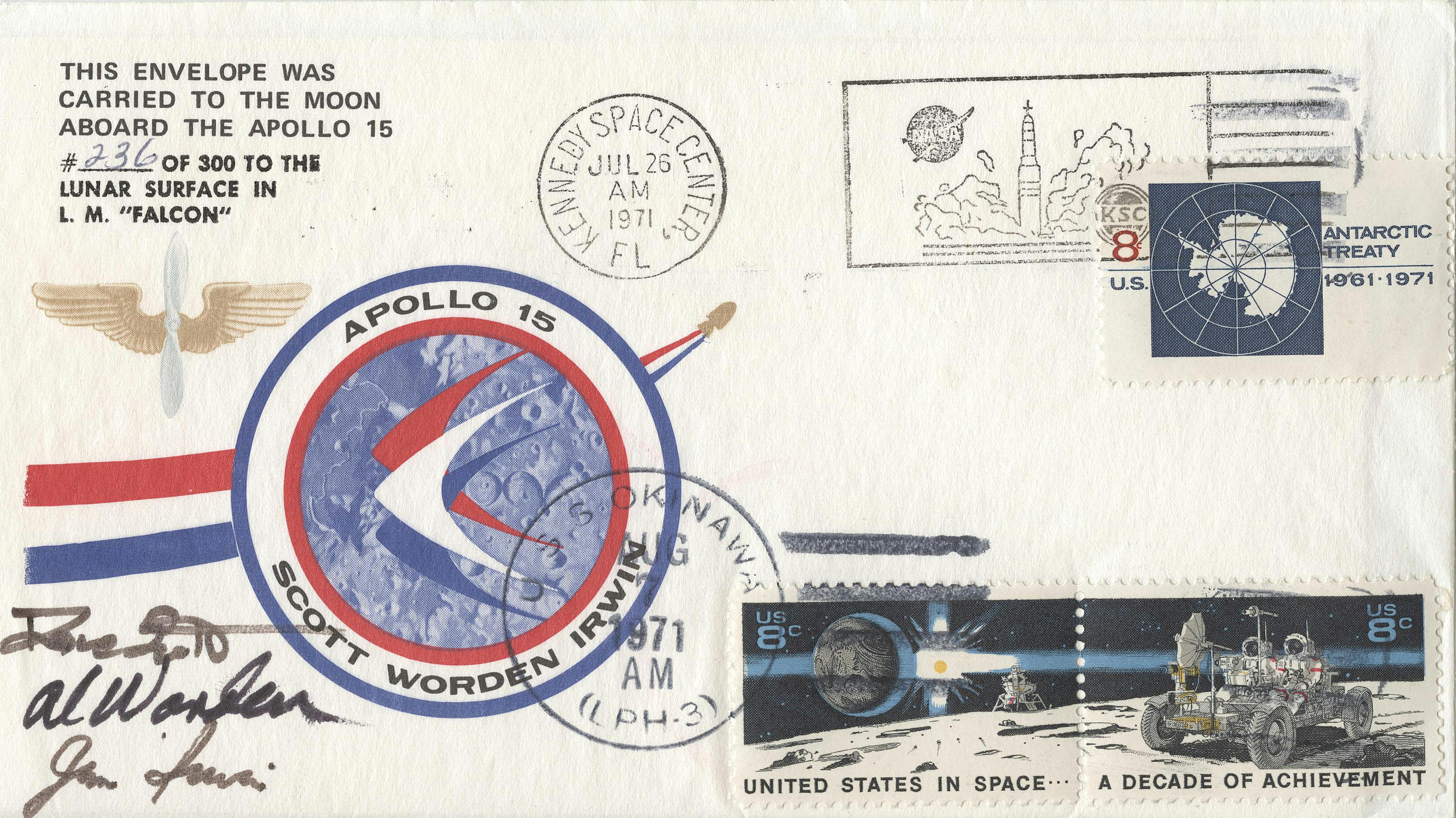 Apollo-15-„Astronauten“-Mondbrief