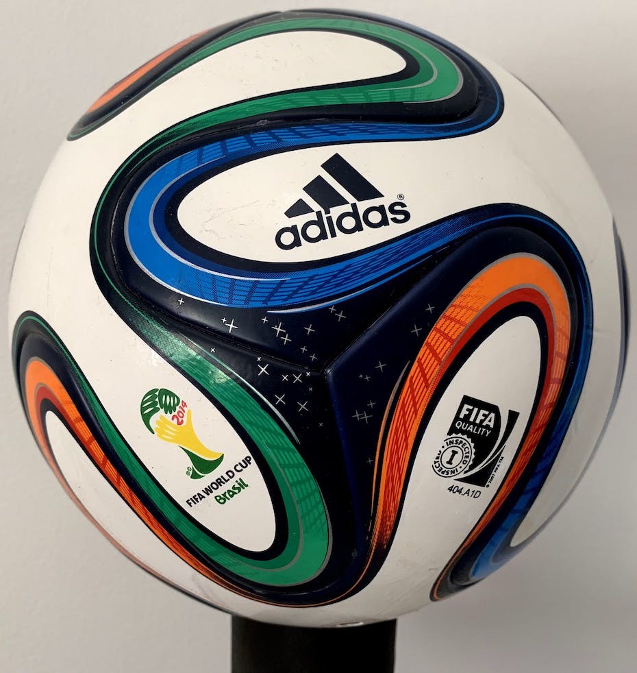 Brazuca Ball from FIFA World Cup Brazil 2014, Diam. 21 cm