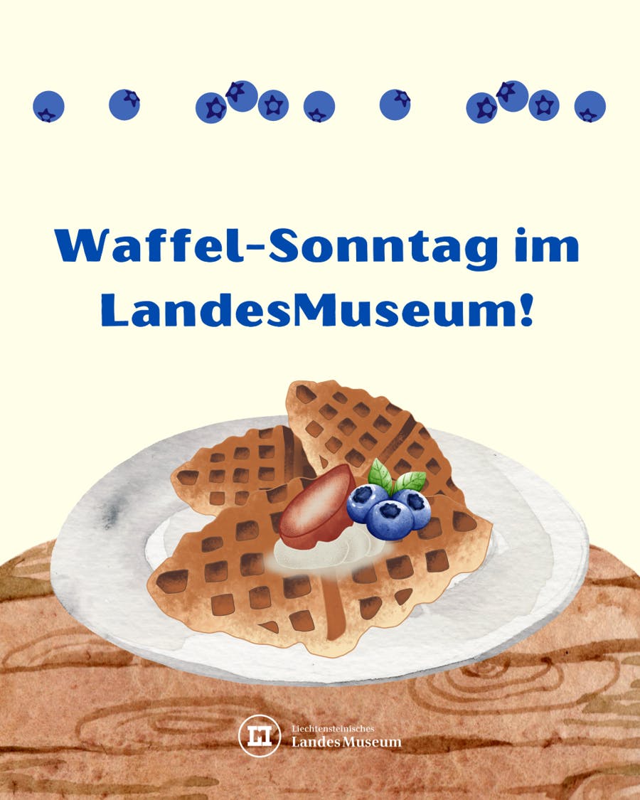 Waffel Sonntag gelb