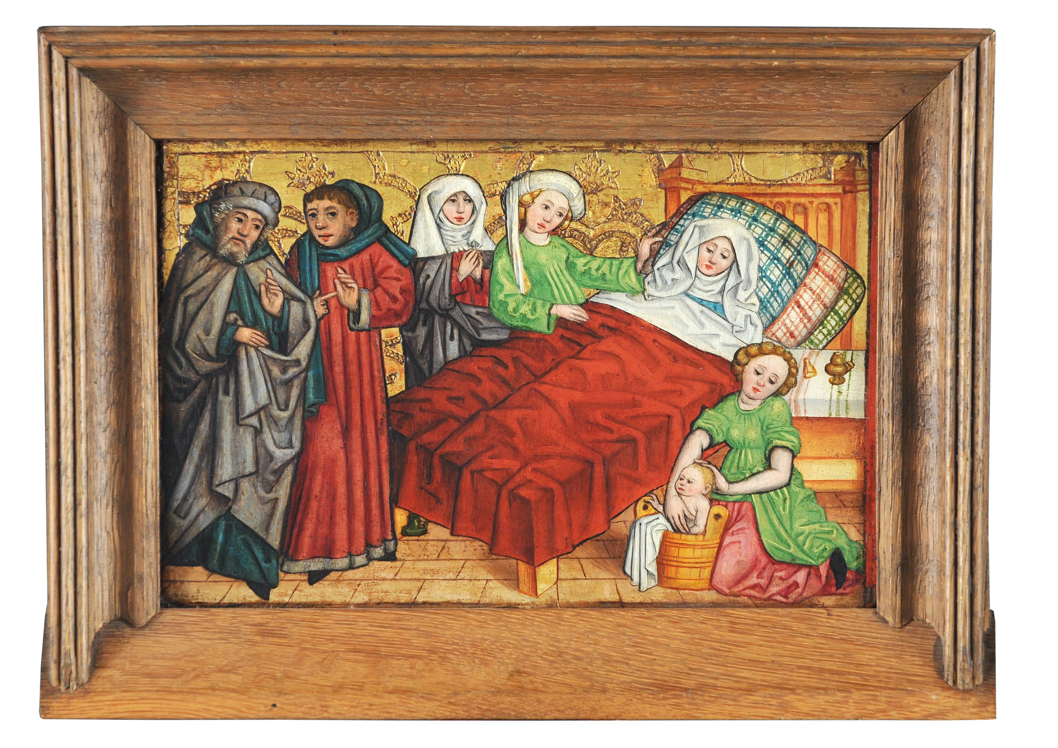 Die Geburt Mariens, Peter Murer, um 1465.