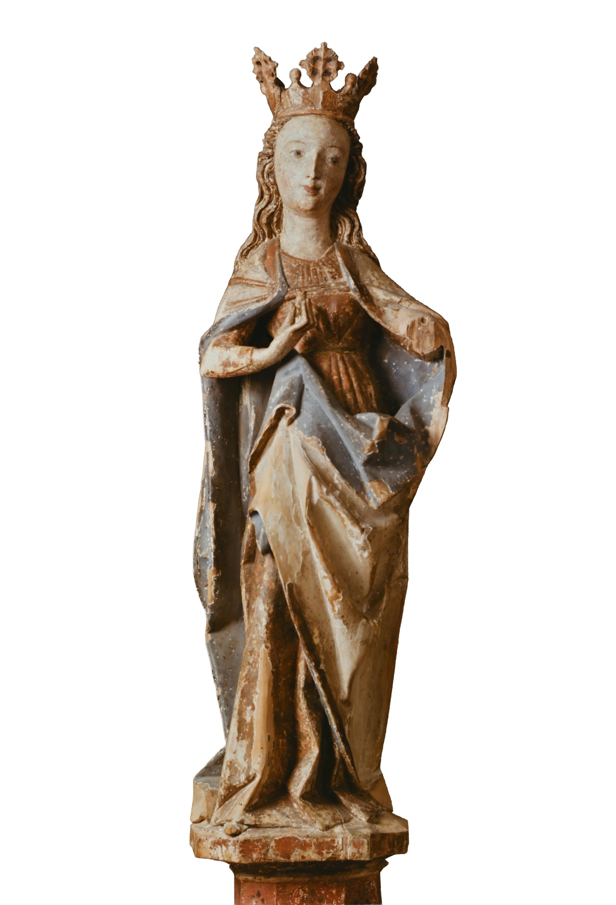 Stehende Muttergottes, um 1470.