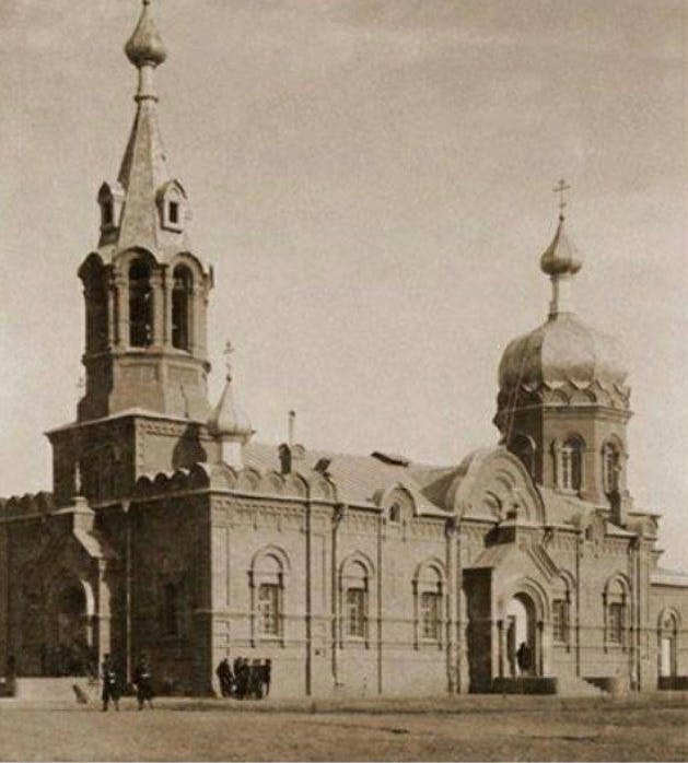 Kirche des Hl. Alexander Newskij TermesUsbekistan historische Aufnahme Foto © Tatjana Worm-Sawosskaja