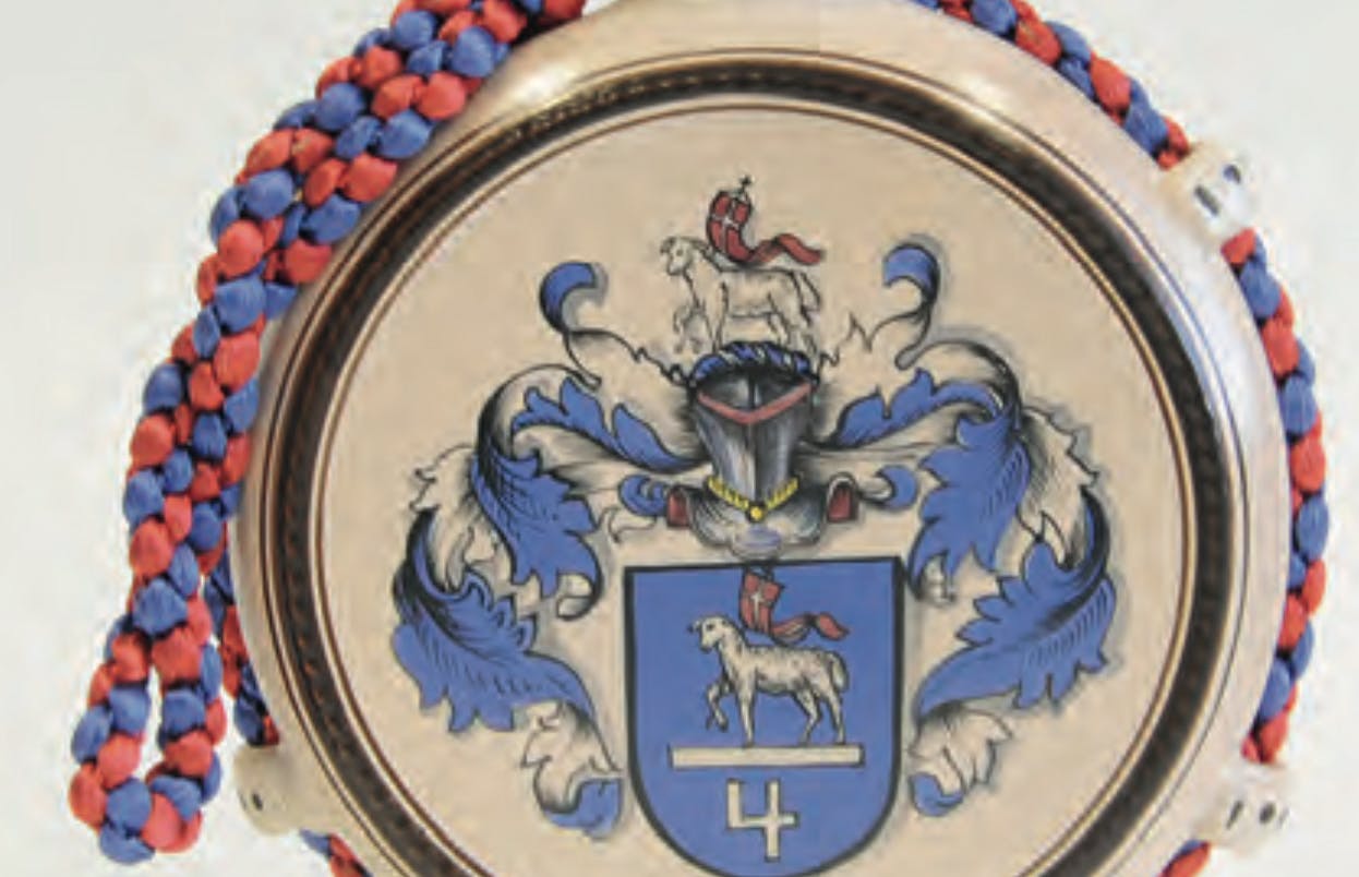 Sammlung des Liechtensteinischen LandesMuseums mit einem Bild eines Wappens