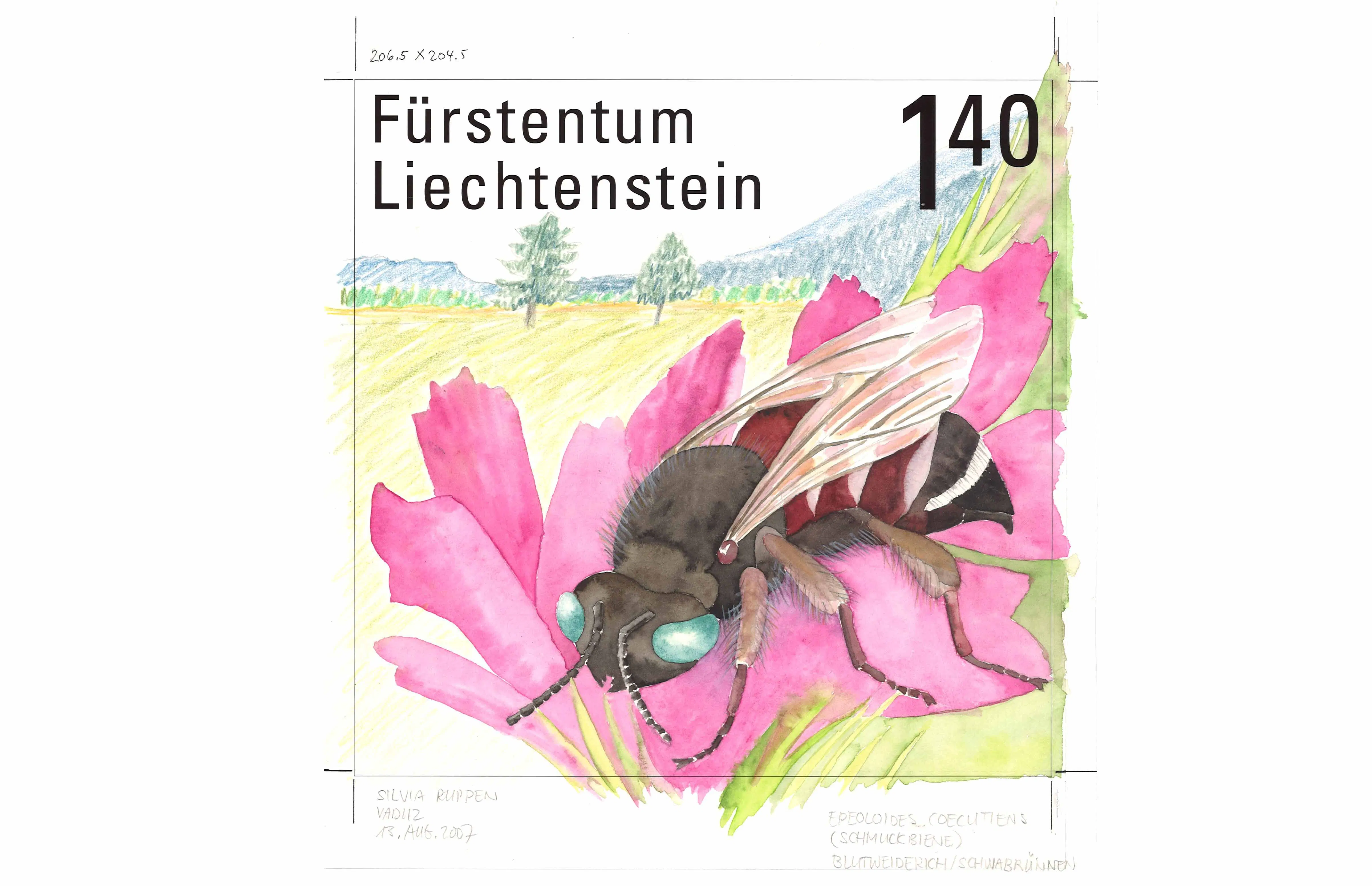 Bildrechte Philatelie Liechtenstein