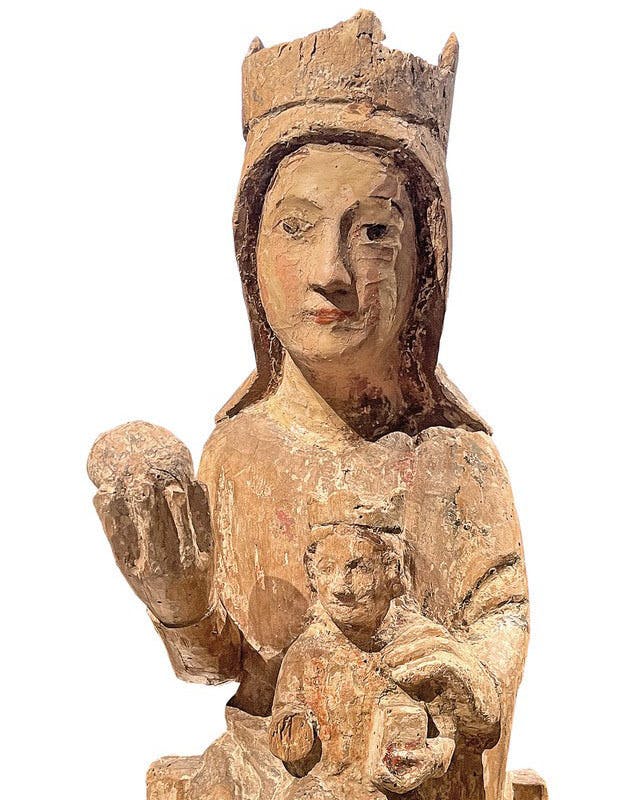 Thronende Maria Gross