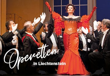 Key-Visual Operetten in Liechtenstein inkl. Schriftzug