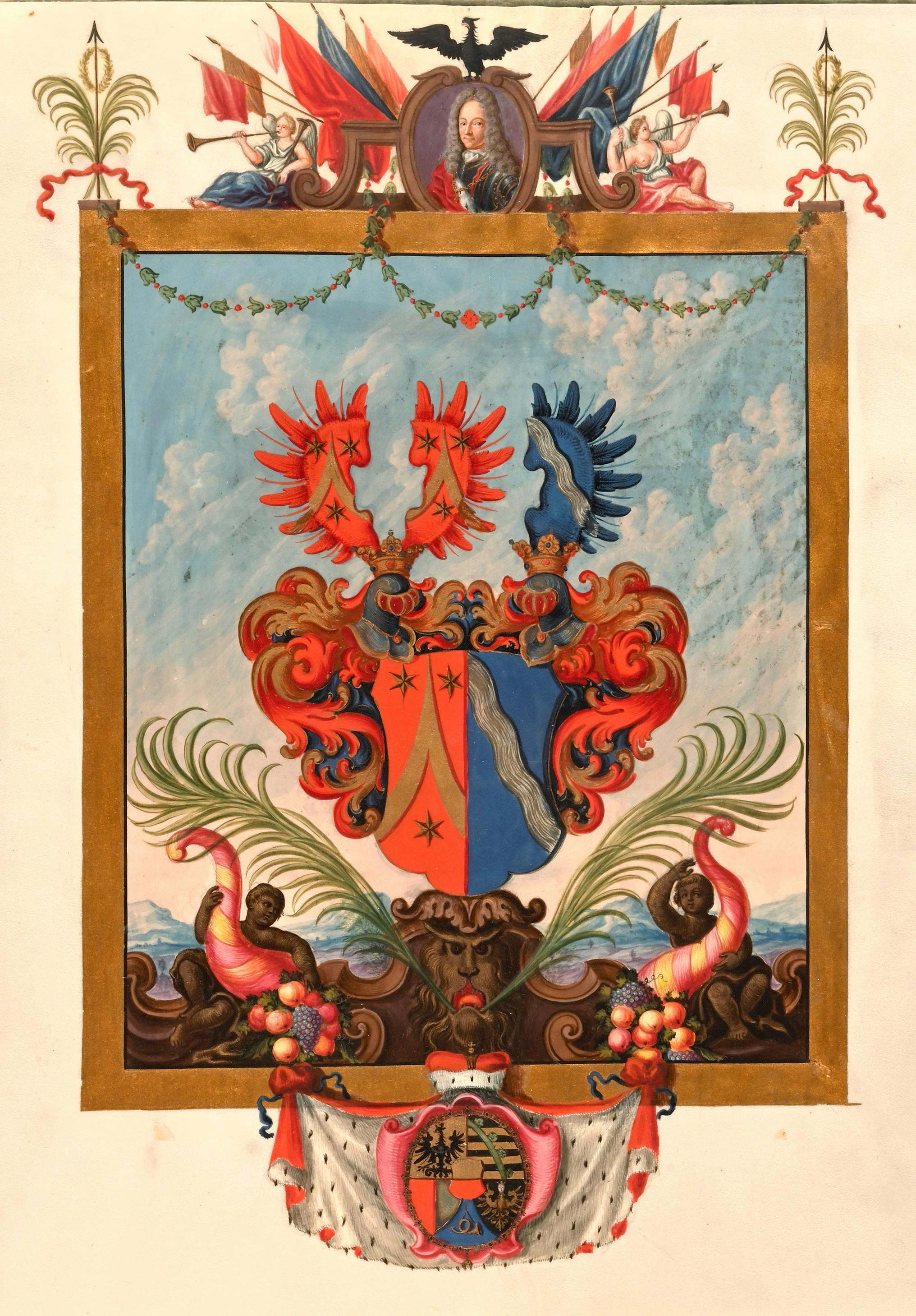 Wappenbrief für Stephan Christoph Harpprecht