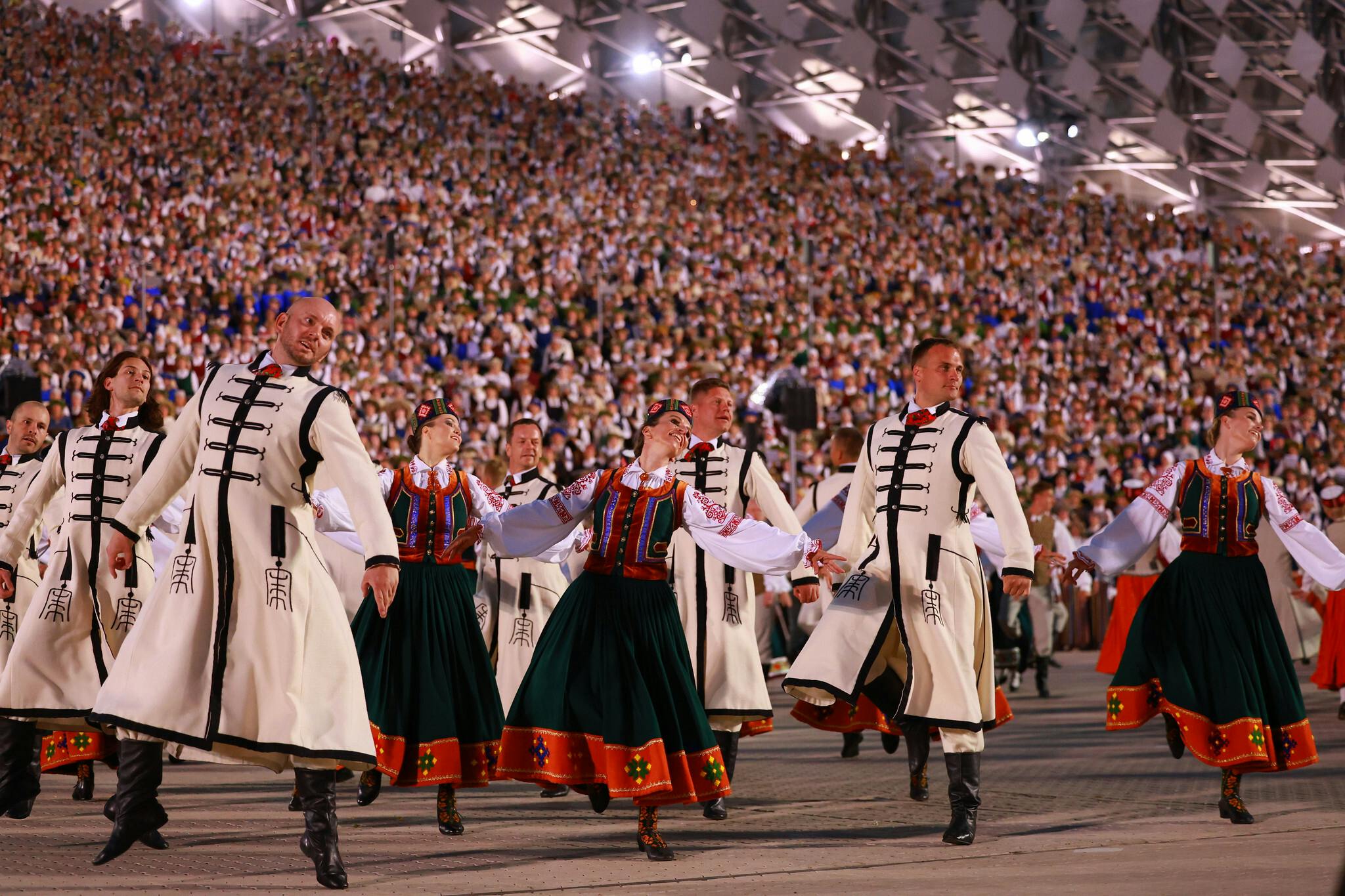 Konzert des Sänger- und Tanzfestes im Juli 2023.
